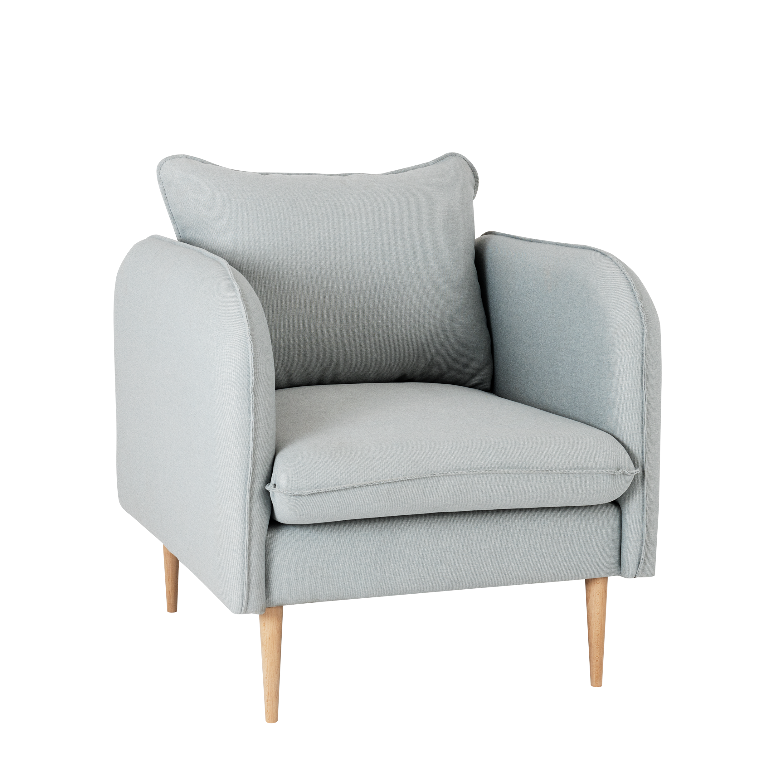 POSH Armchair upholstery colour platinum grey