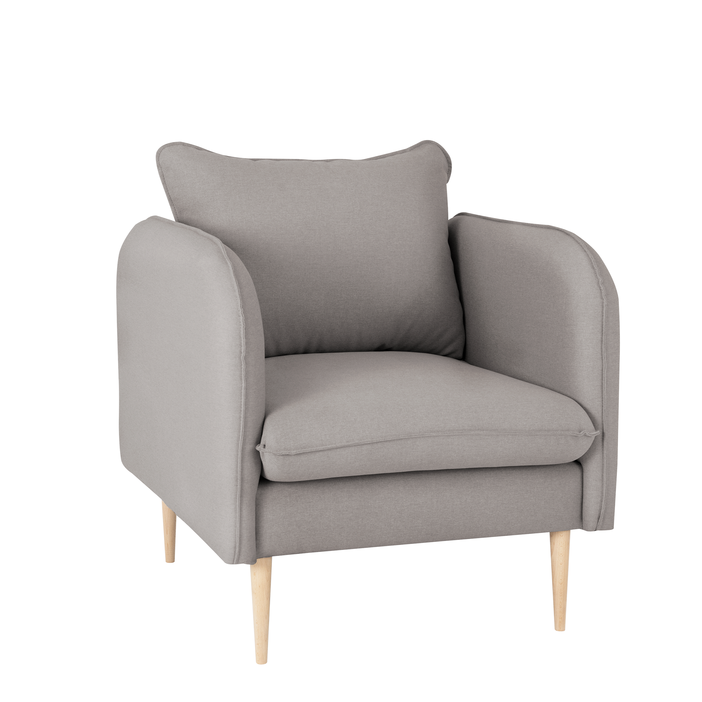 POSH Armchair upholstery colour steel grey