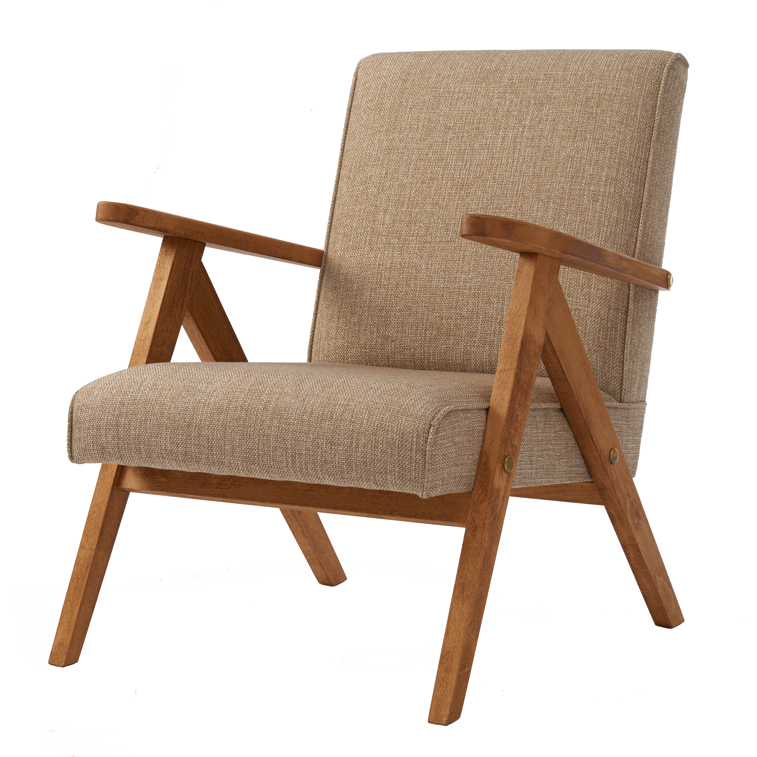 AUKLET Chair beech wood, upholstery colour beige