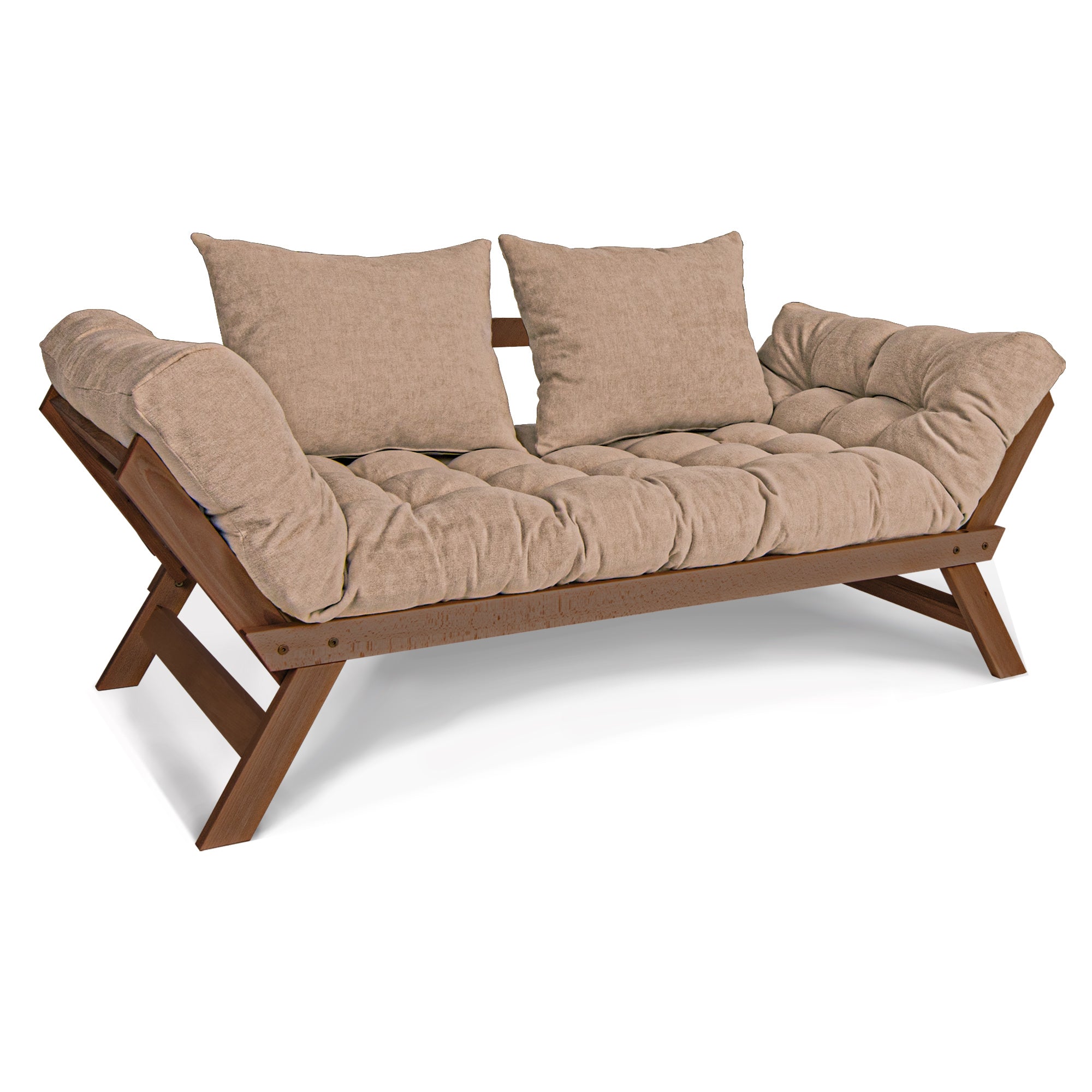 Wooden discount lounger sofa