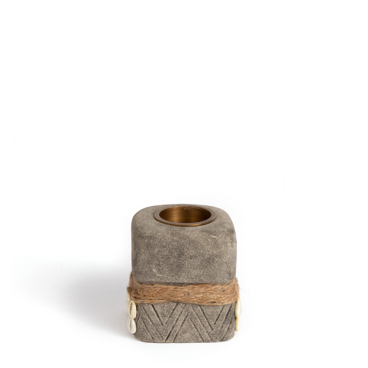 THE SUMBA STONE #31 Candle Holder back view
