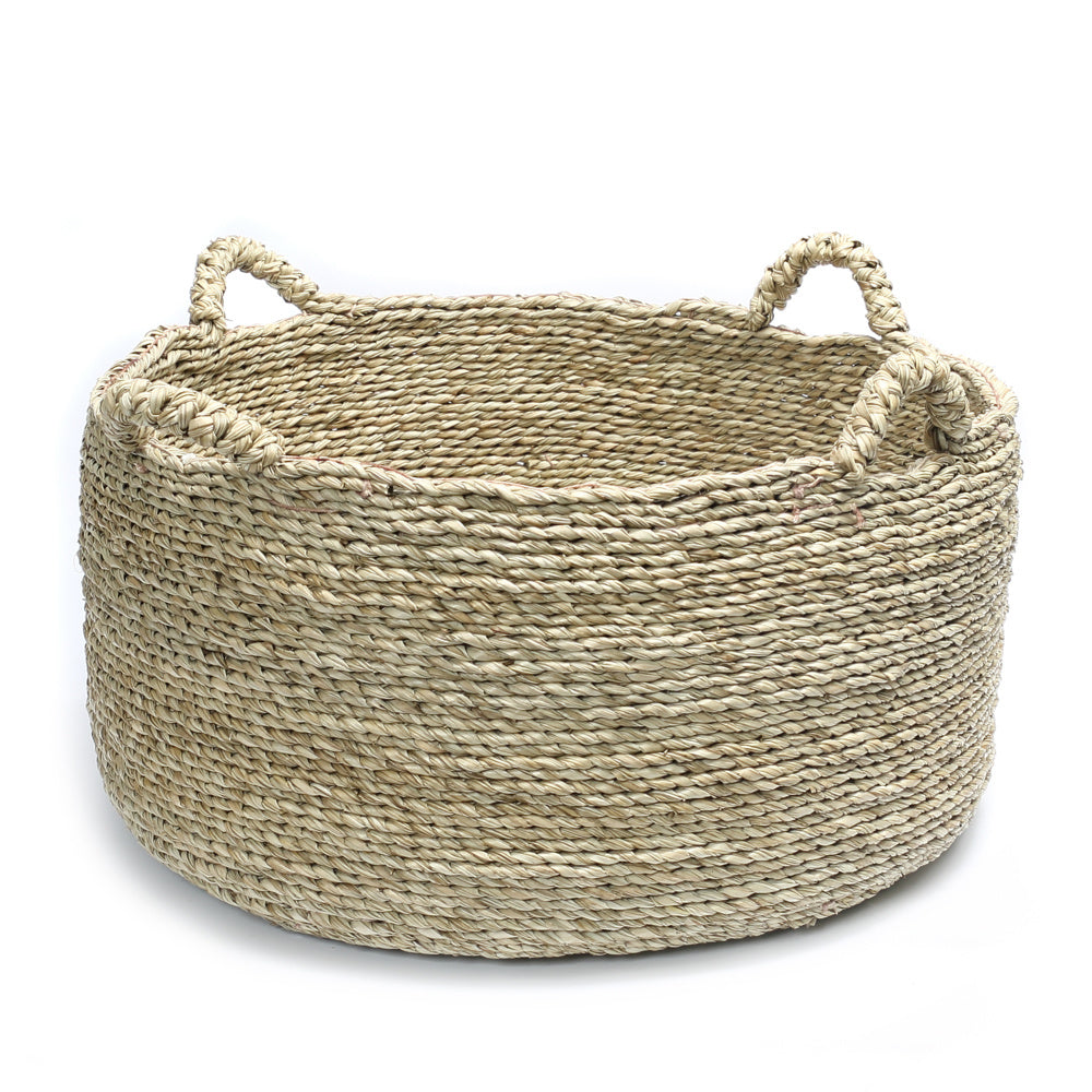 LES QUATRE MAINS Basket Set of 3 natural one basket