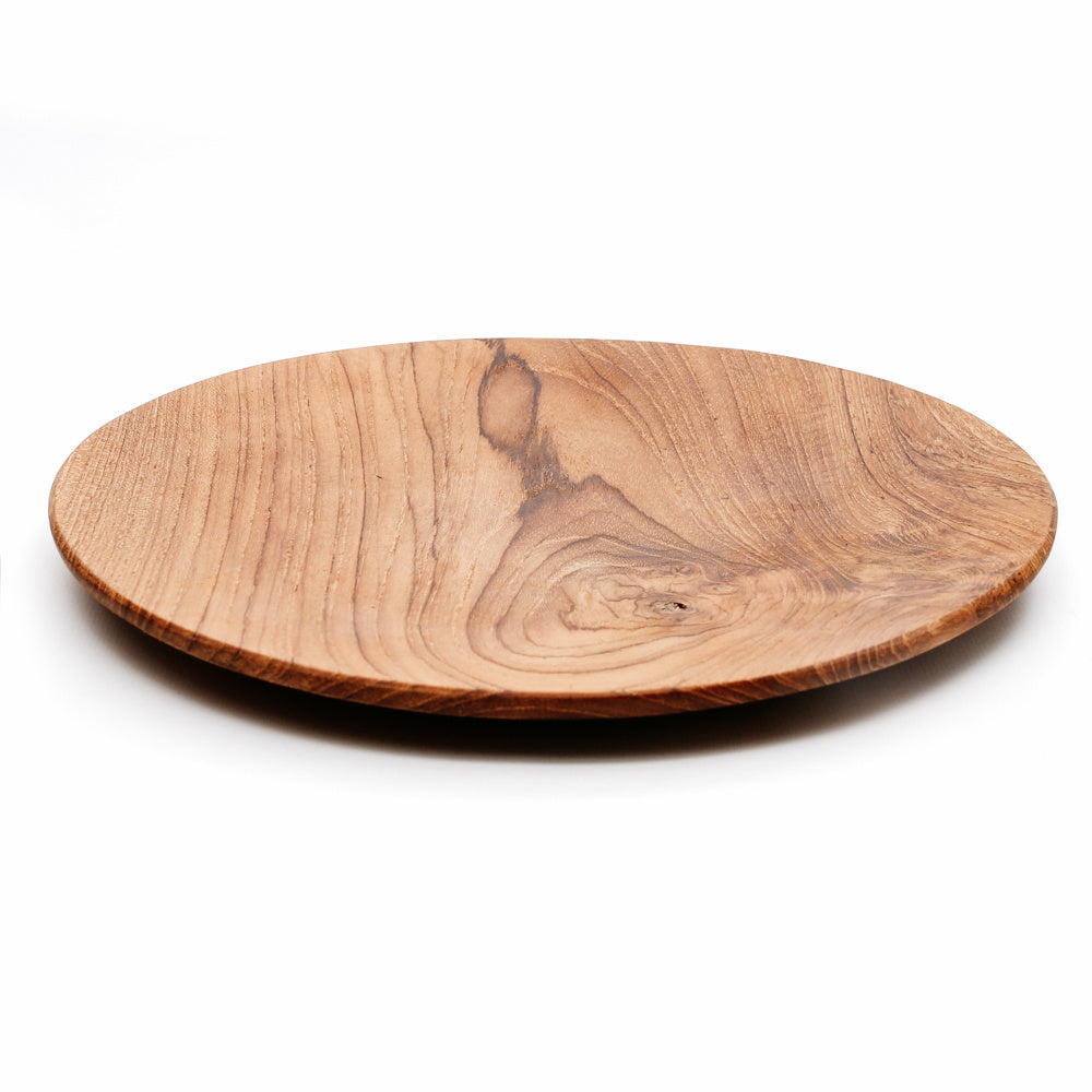 THE TEAK ROOT Round Plate large side view