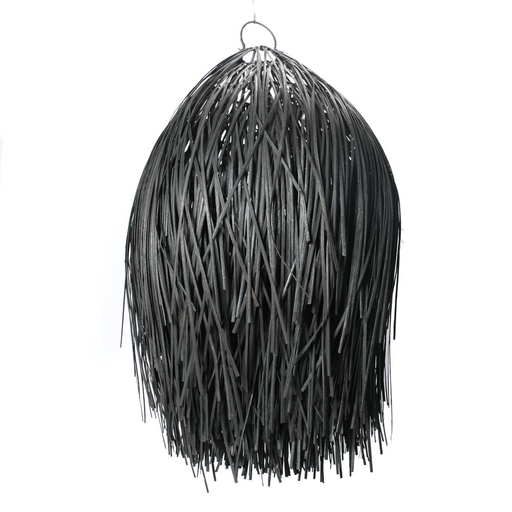 THE SHAGGY Pendant Black large size, front view