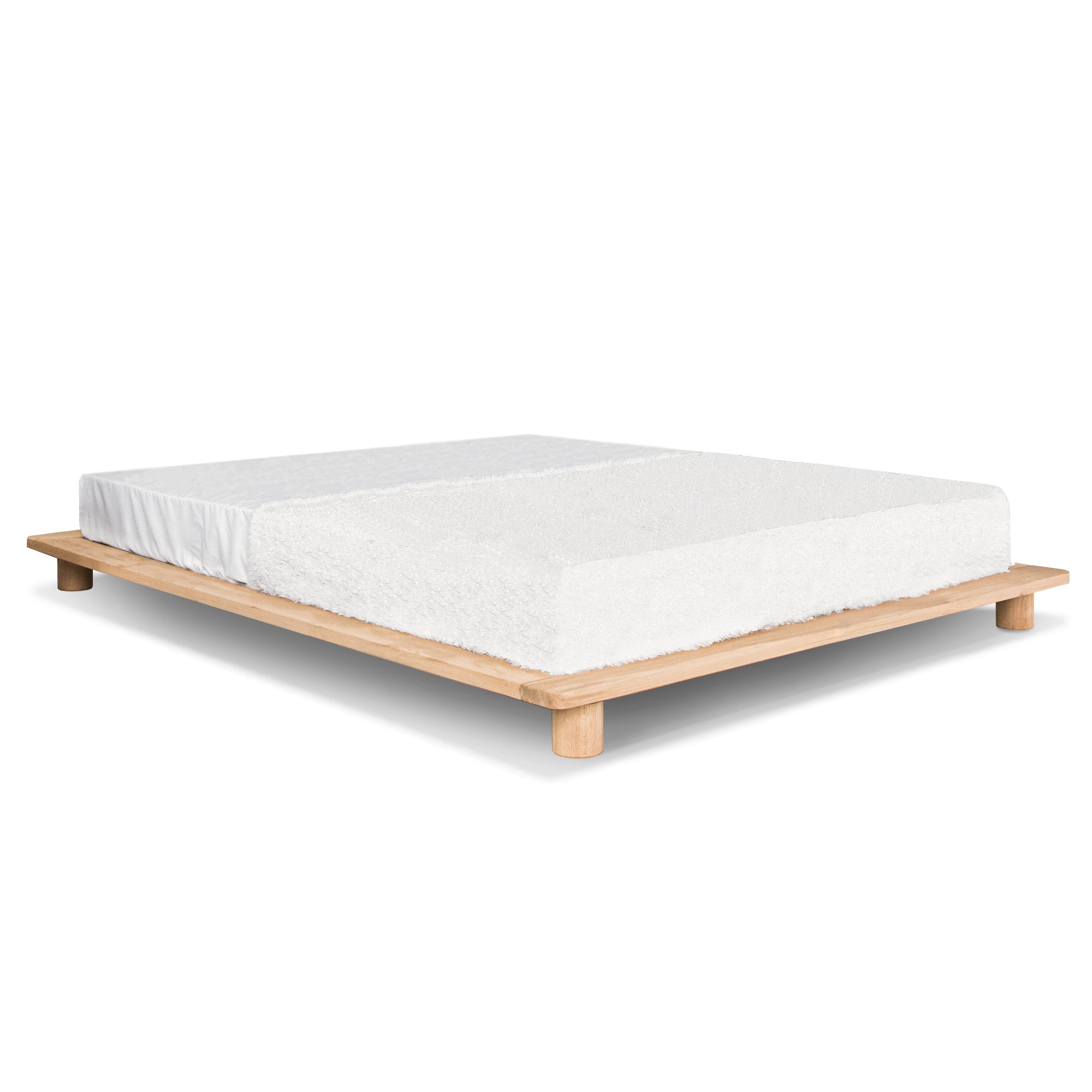 CONE Double Bed, Beech Wood natural colour