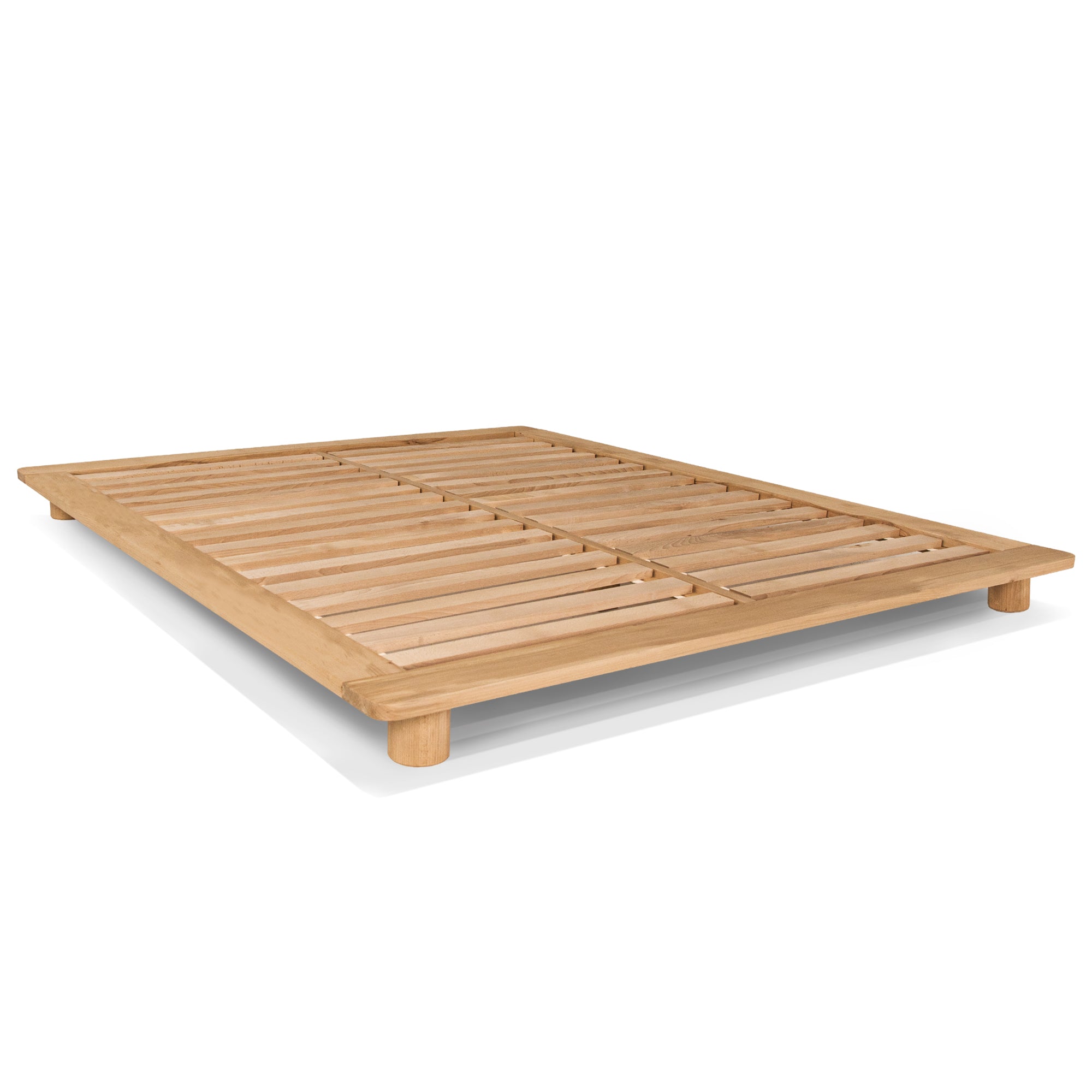 CONE Double Bed, Beech Wood -natural frame without mattress