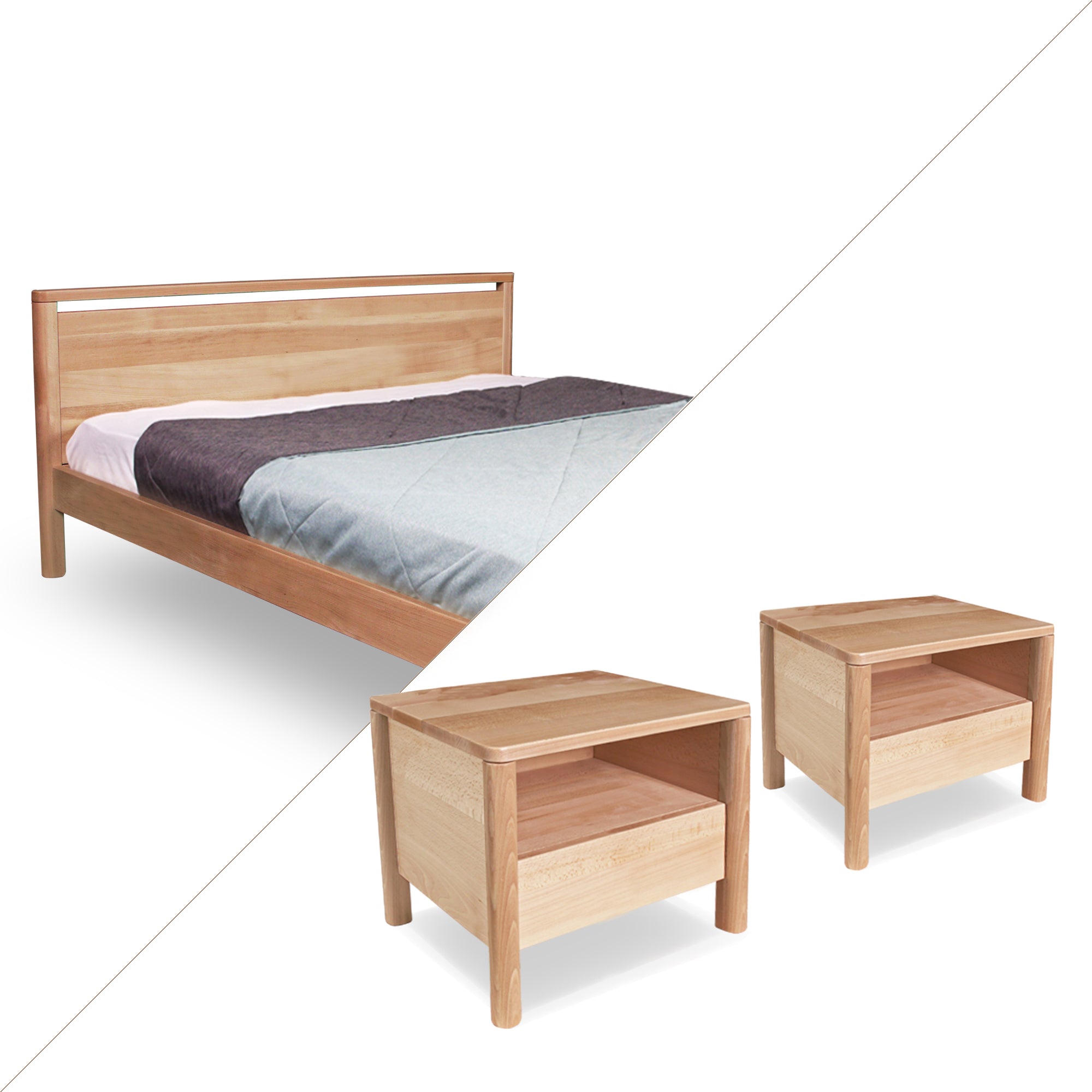 Bedroom Set DROP HARD with two bedside tables