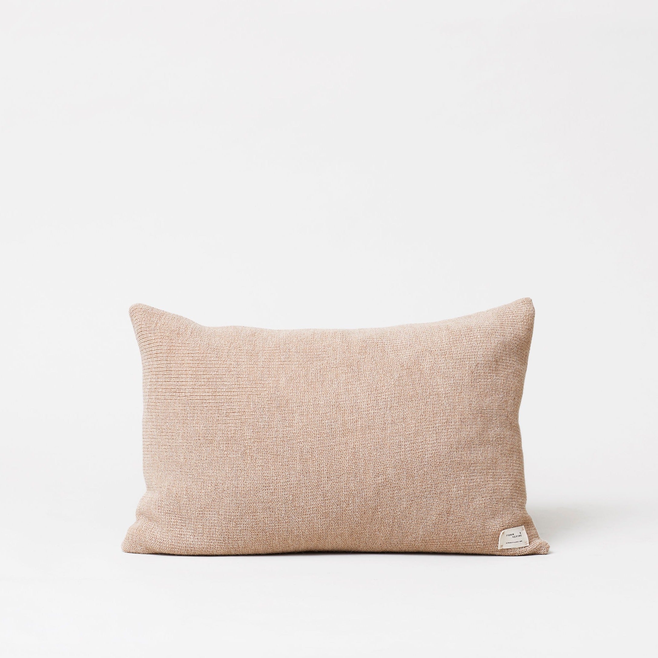 AYMARA Cushion Covers light brown fabric colour-front view