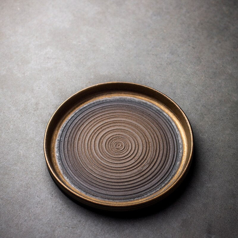 Handmade Authentic Tea Tray round