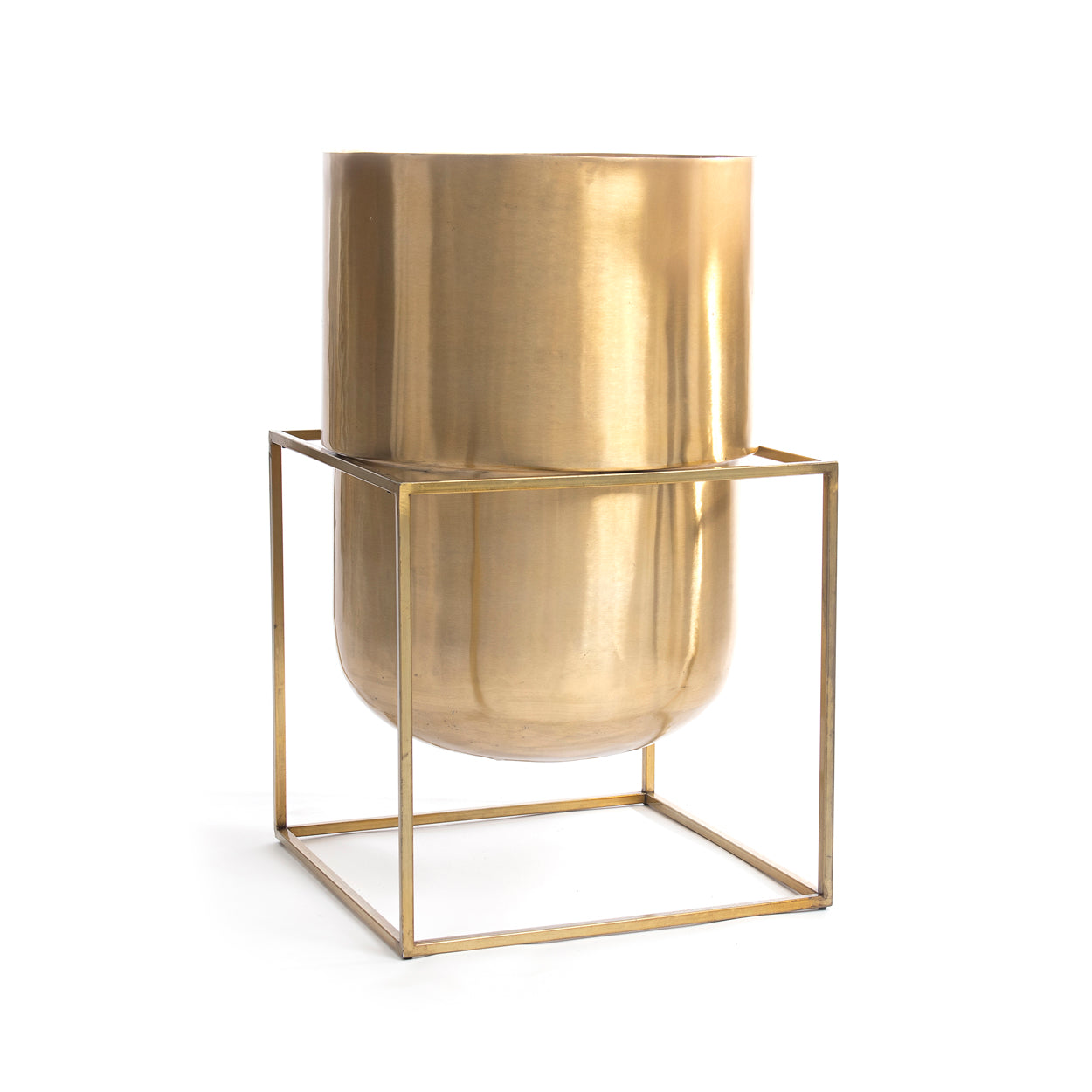 THE SQUARE BOX Brass Planter large size