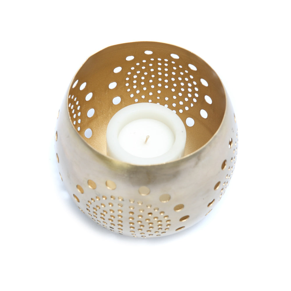 THE CITCLE BALL Candle Holder top view