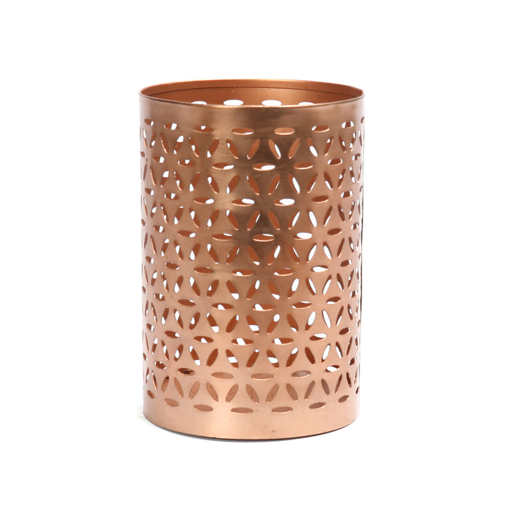 THE HOLLO ZIGZAG Candle Holder front view