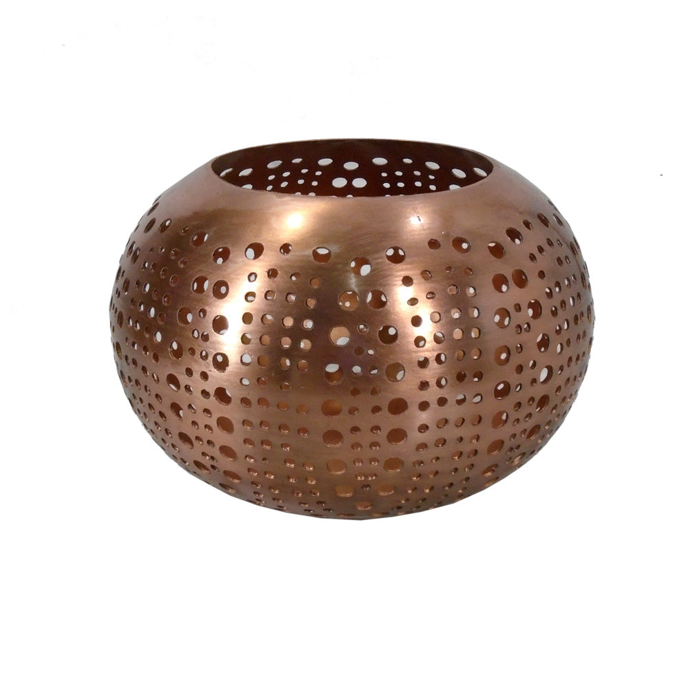 THE DOUBLE CIRCLE Candle Holder front view