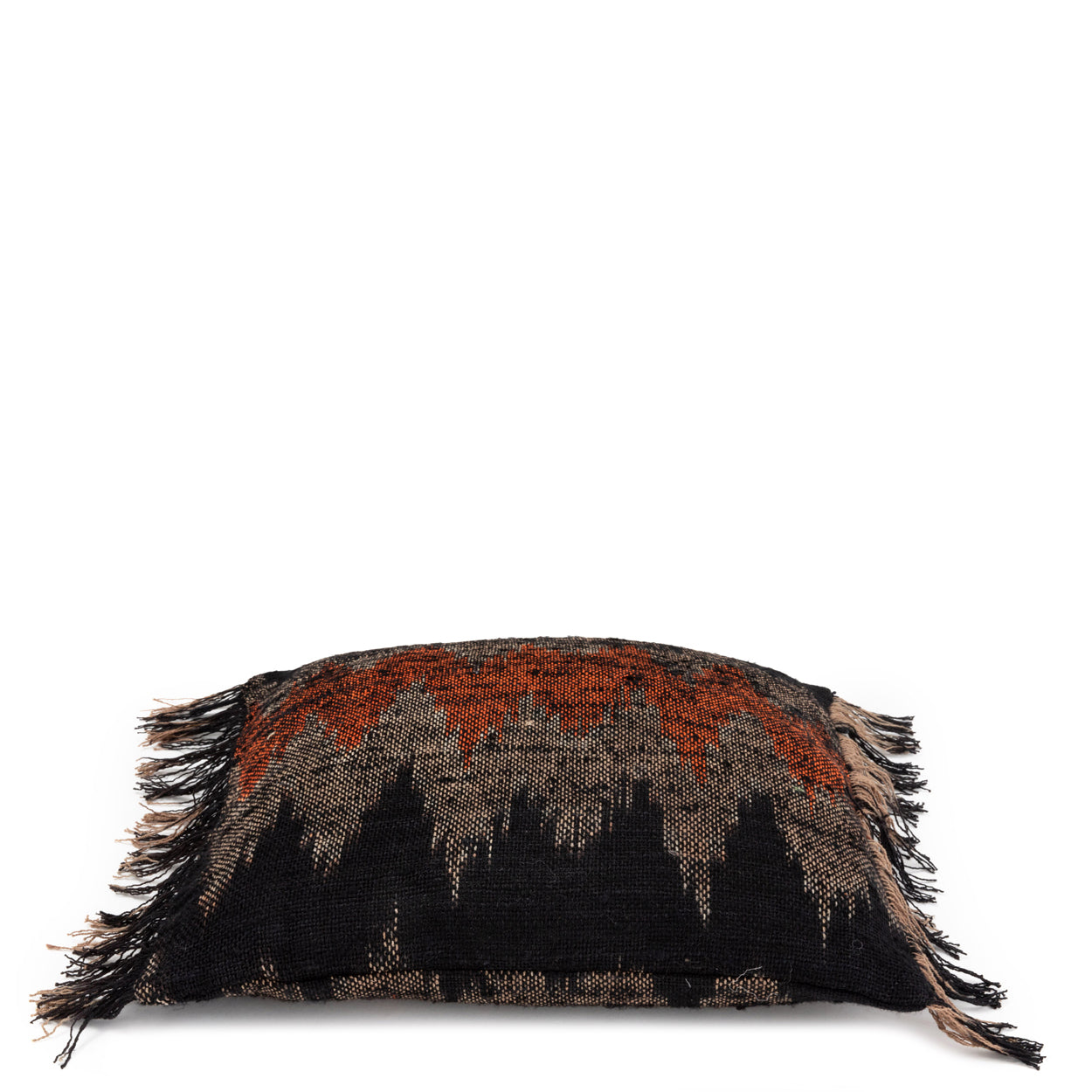 OH MY GEE Cushion Cover Black-Orange side view