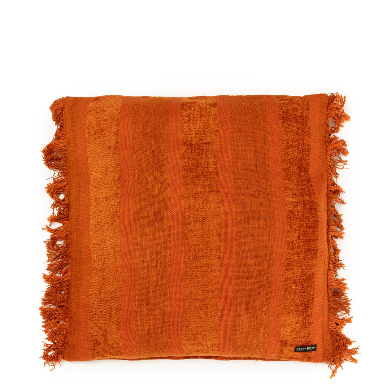 OH MY GEE Cushion Cover Rust Velvet 60x60 cm front view