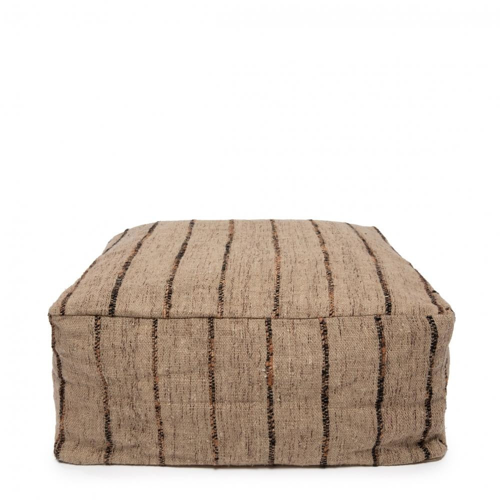 THE OH MY GEE Pouffe brown and black