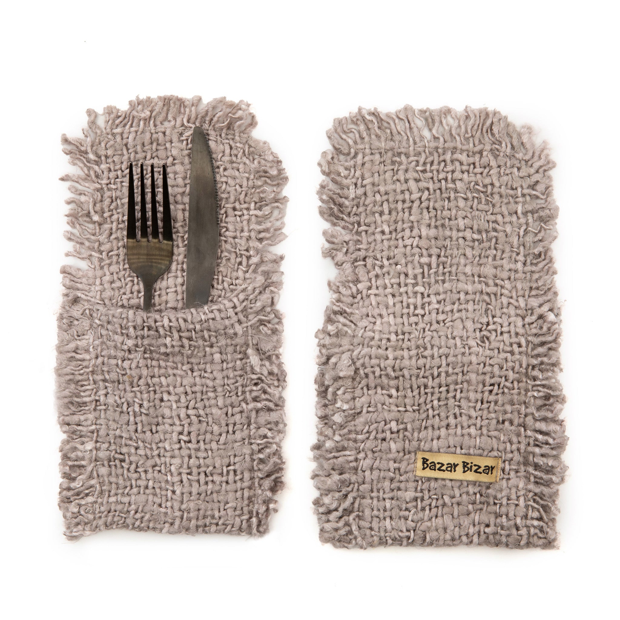 THE OH MY GEE Cutlery Holder Set of 4 ash grey