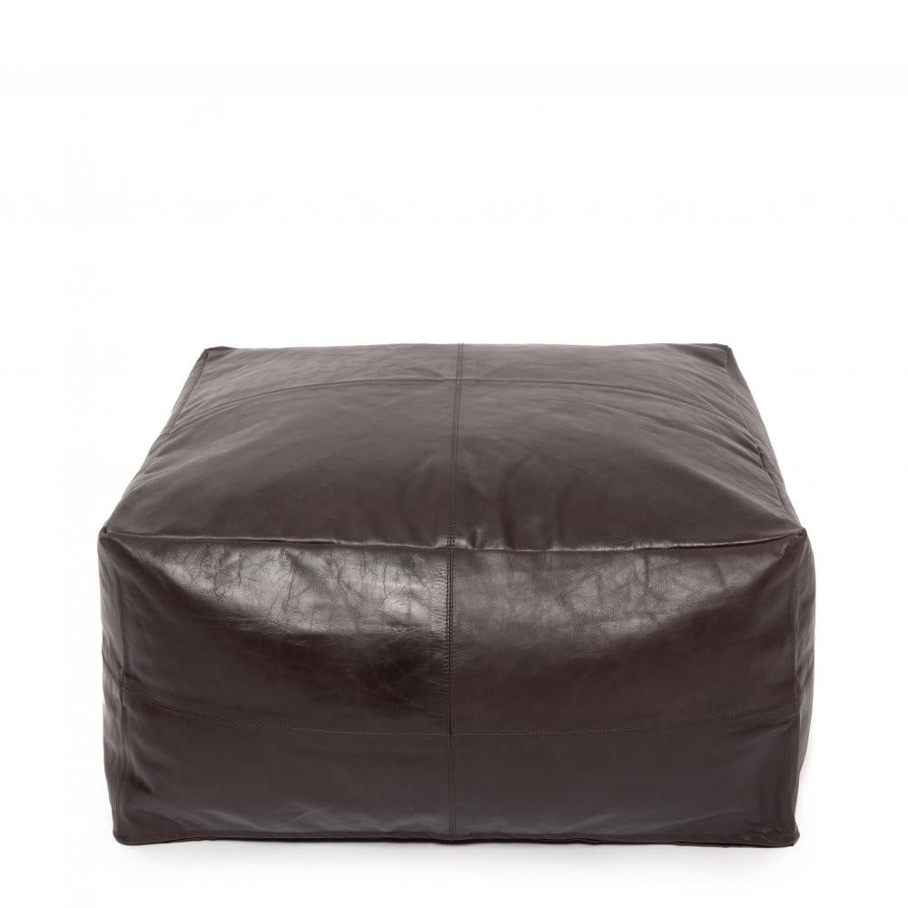 THE COLLECTORS Pouffe chocolate front view