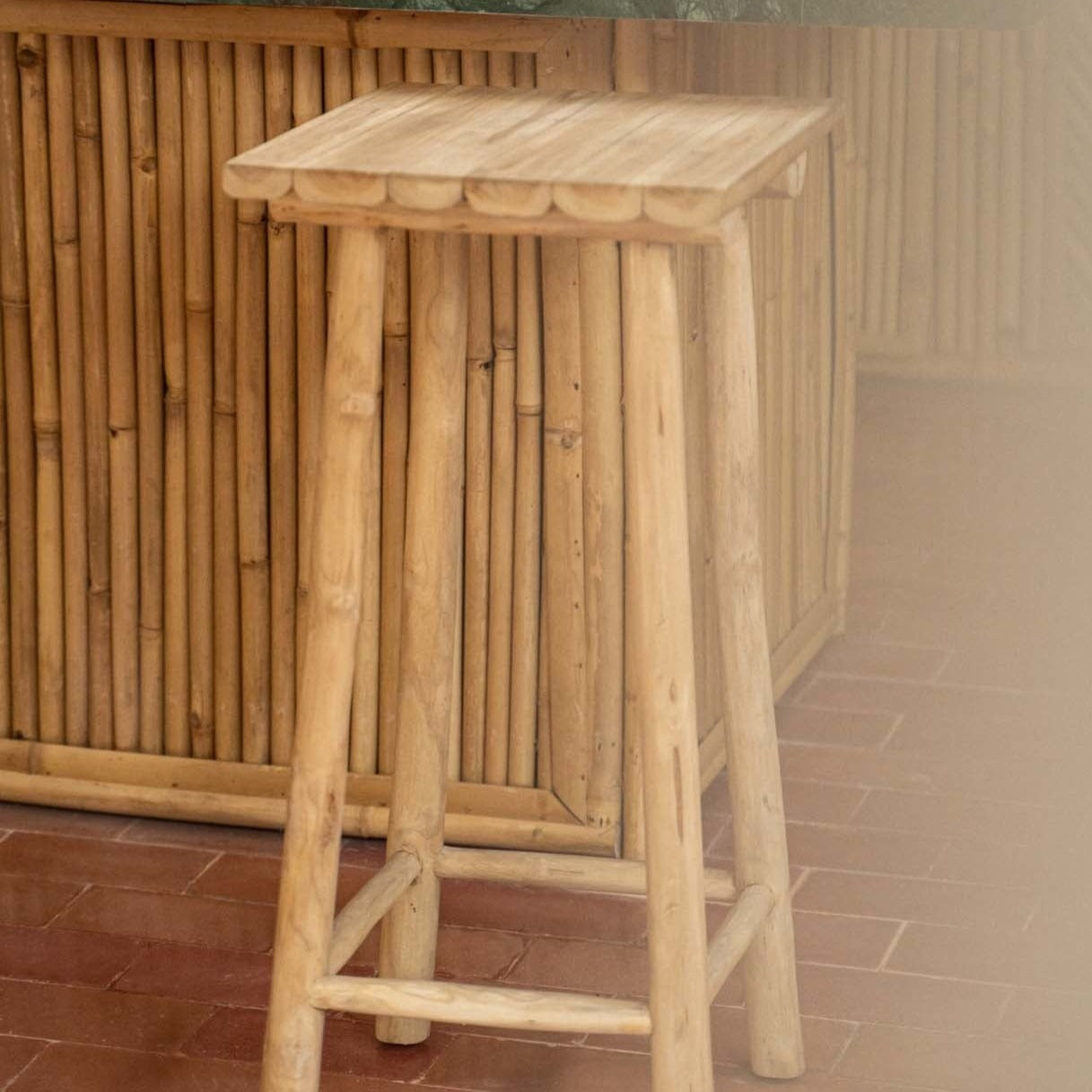 THE ISLAND Bar Stool interior side view
