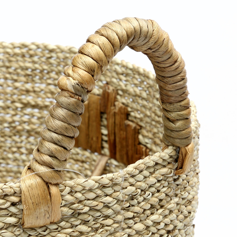 THE TWIGGY CRAPHIC Basket Set of 3 crop view handle detail