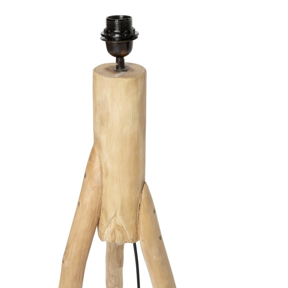THE ABACA DARLING Floor Lamp bulb holder front view