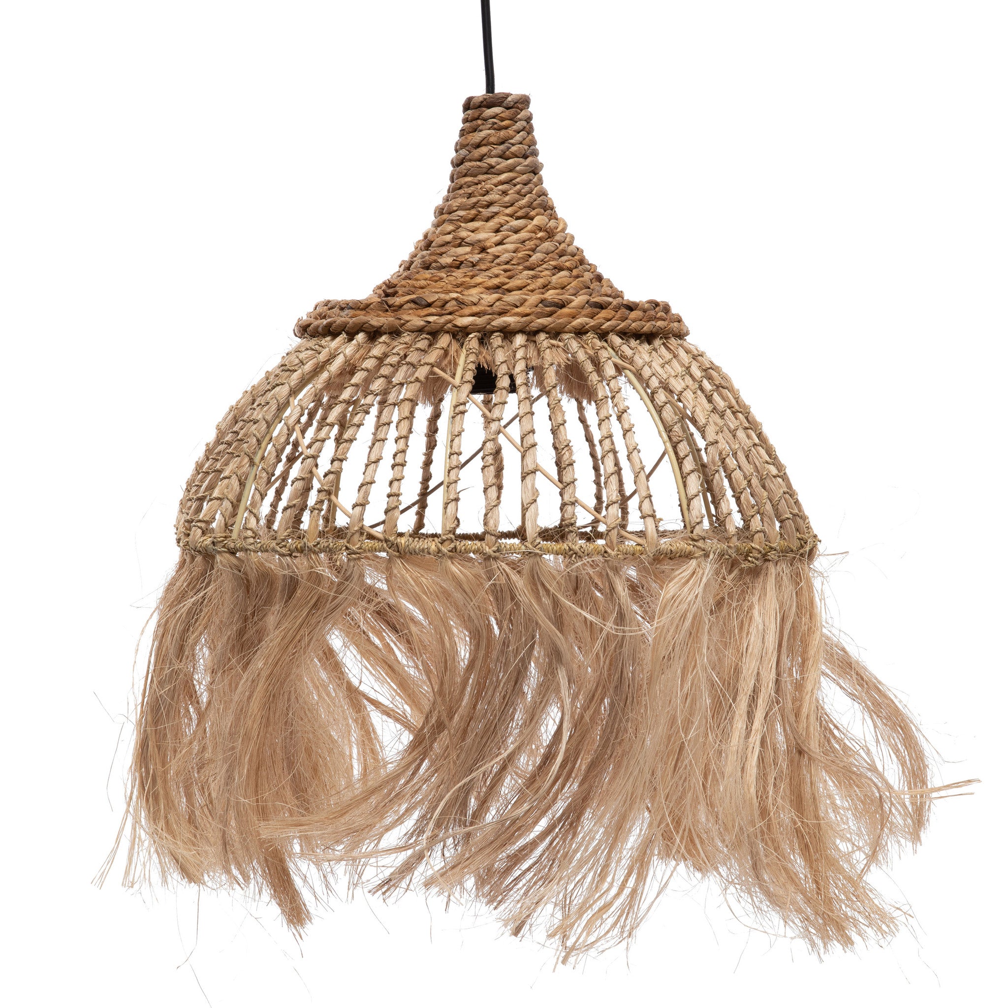 THE ABACA LOTUS Pendant front view