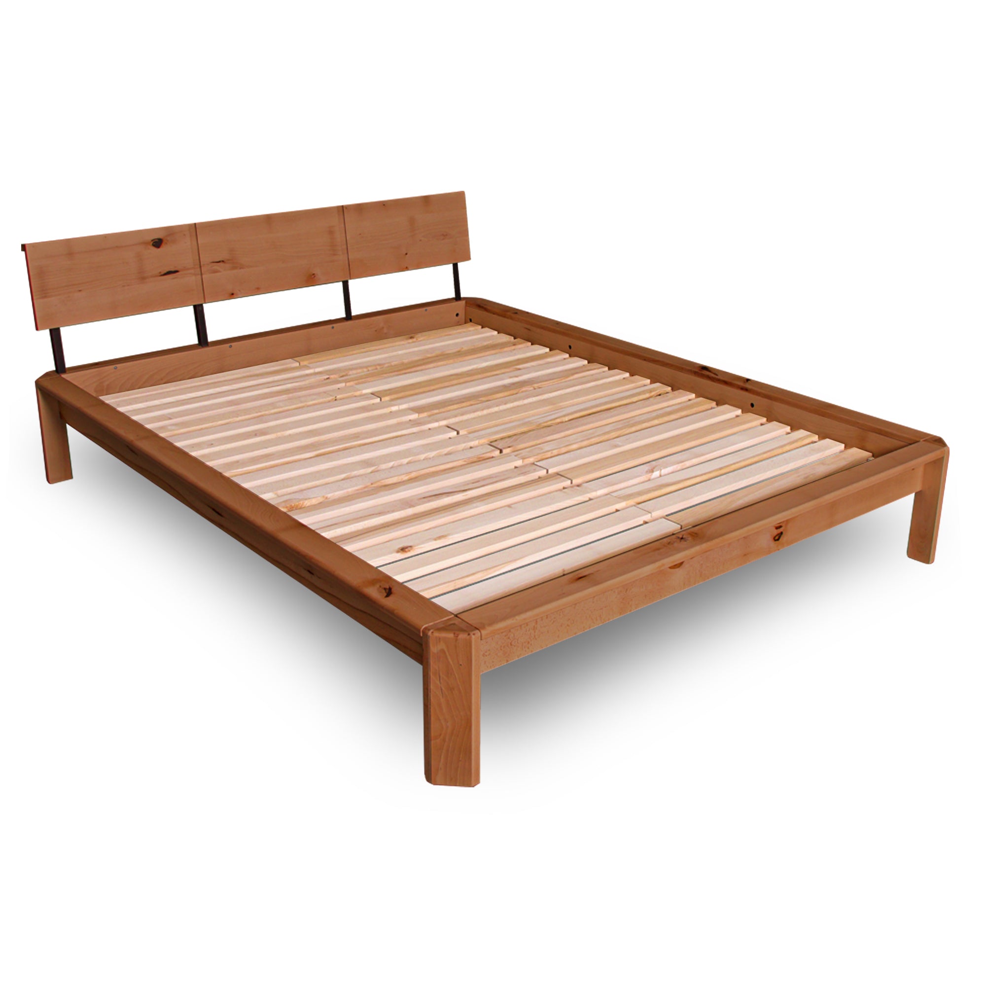 LOFT Double Bed-caramel frame-without mattress