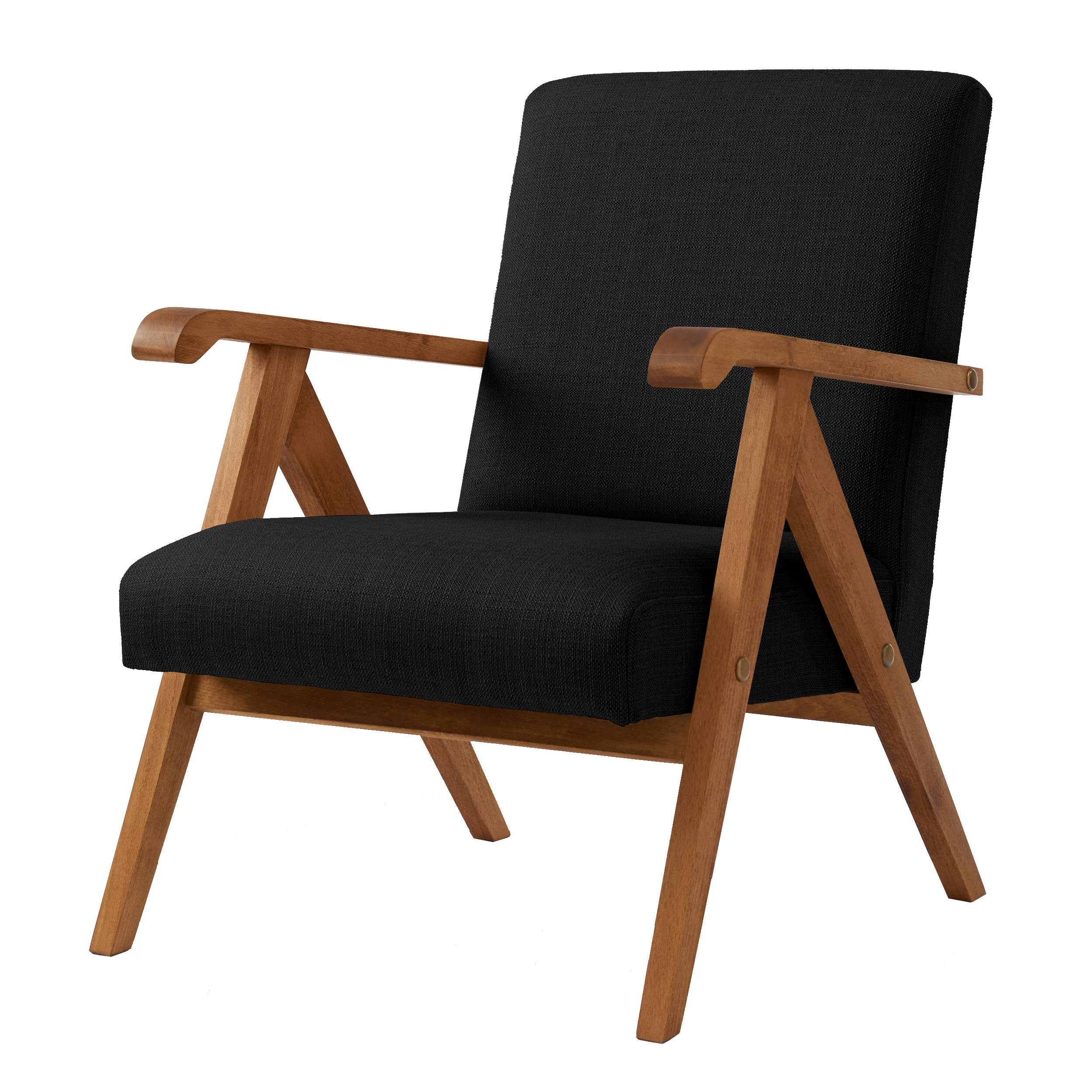 MONKLET Chair upholstery colour black ebony