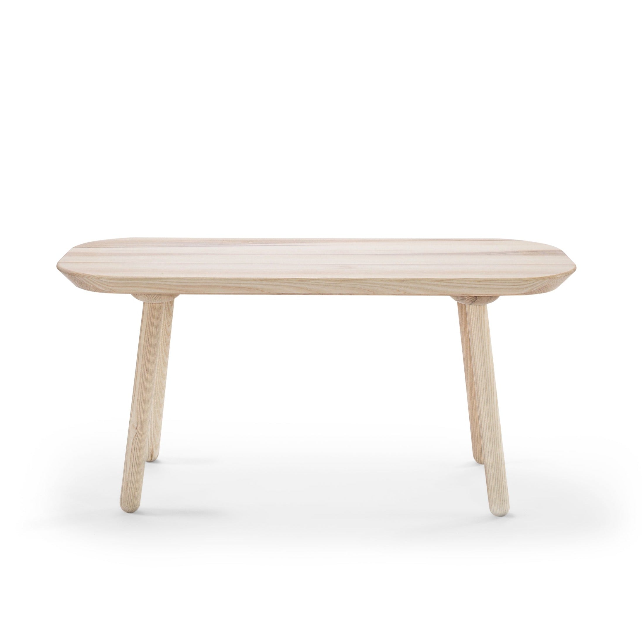 NAЇVE Bench-natural ash-non-upholstery-front view-small size