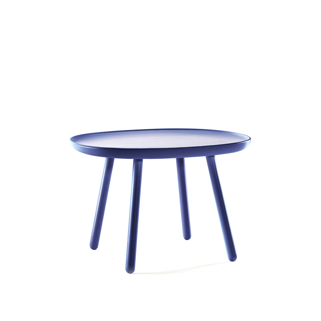 NAЇVE Side Table 640 front view-blue ash