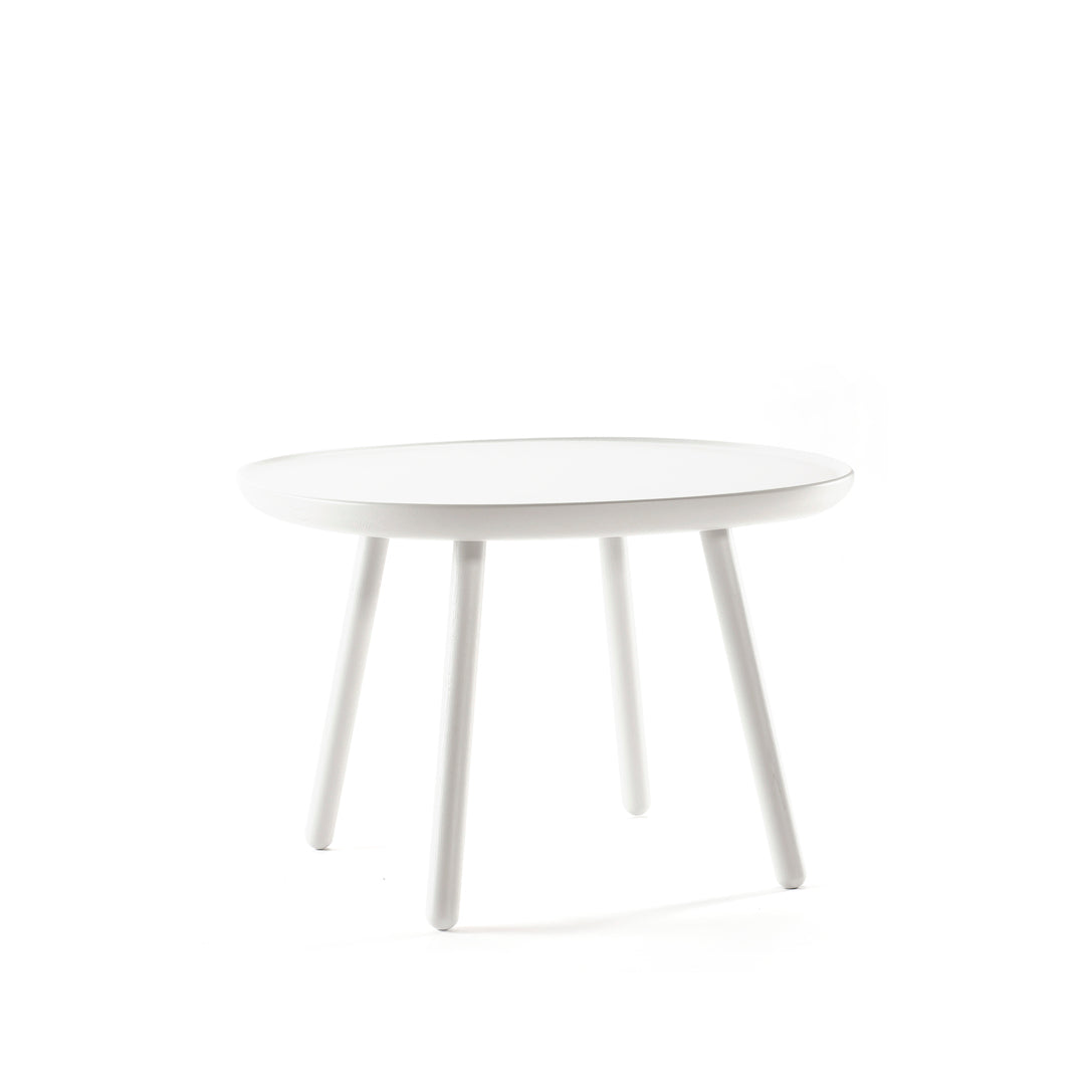 NAЇVE Side Table 640 front view-white ash
