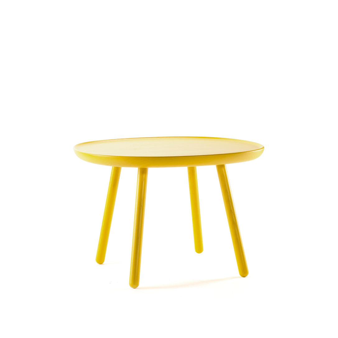 NAЇVE Side Table 640 front view-yellow ash