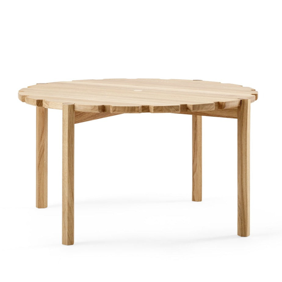 PINION Side Table-natural oak-medium size