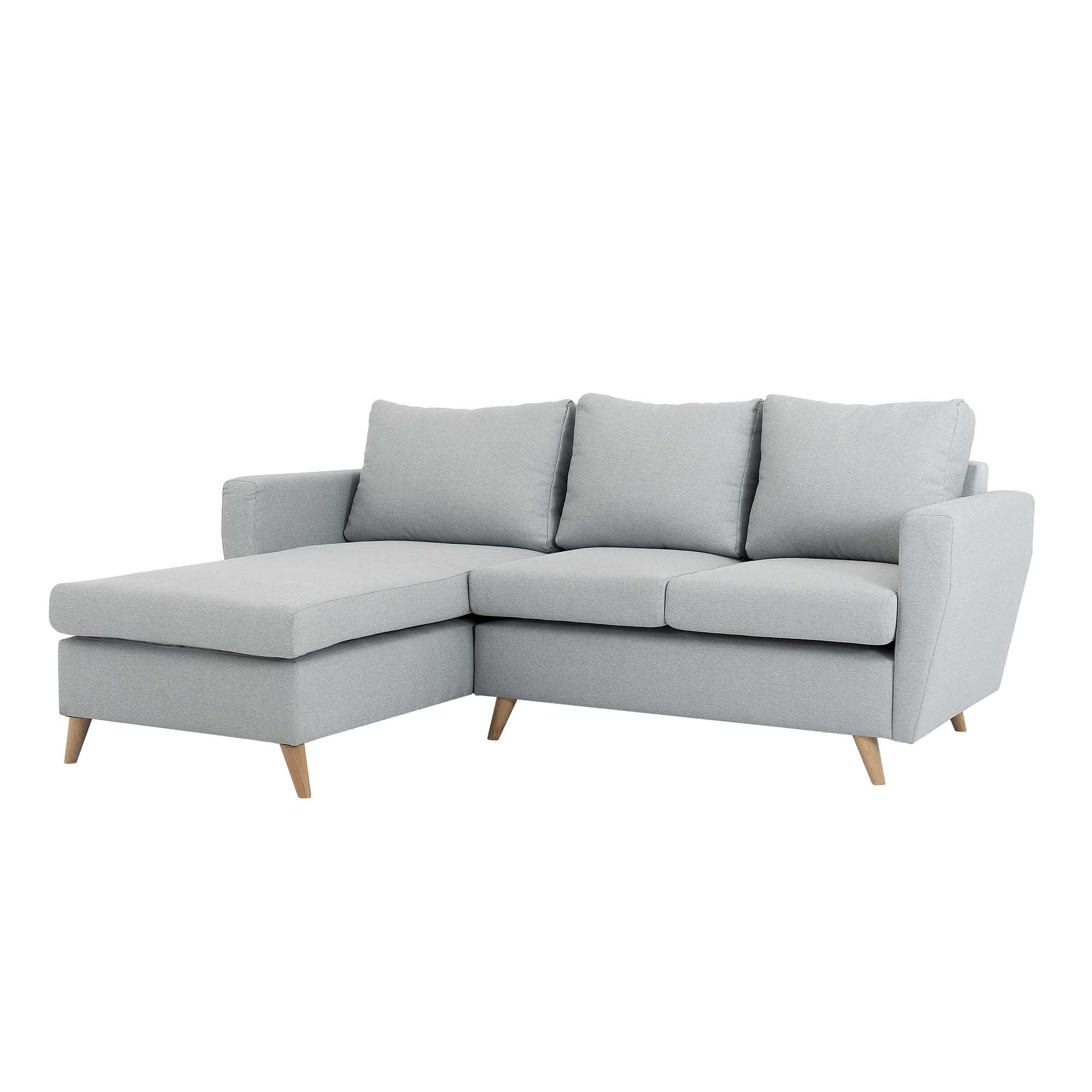 LOVER Corner Sofa Left upholstery colour-platinum grey