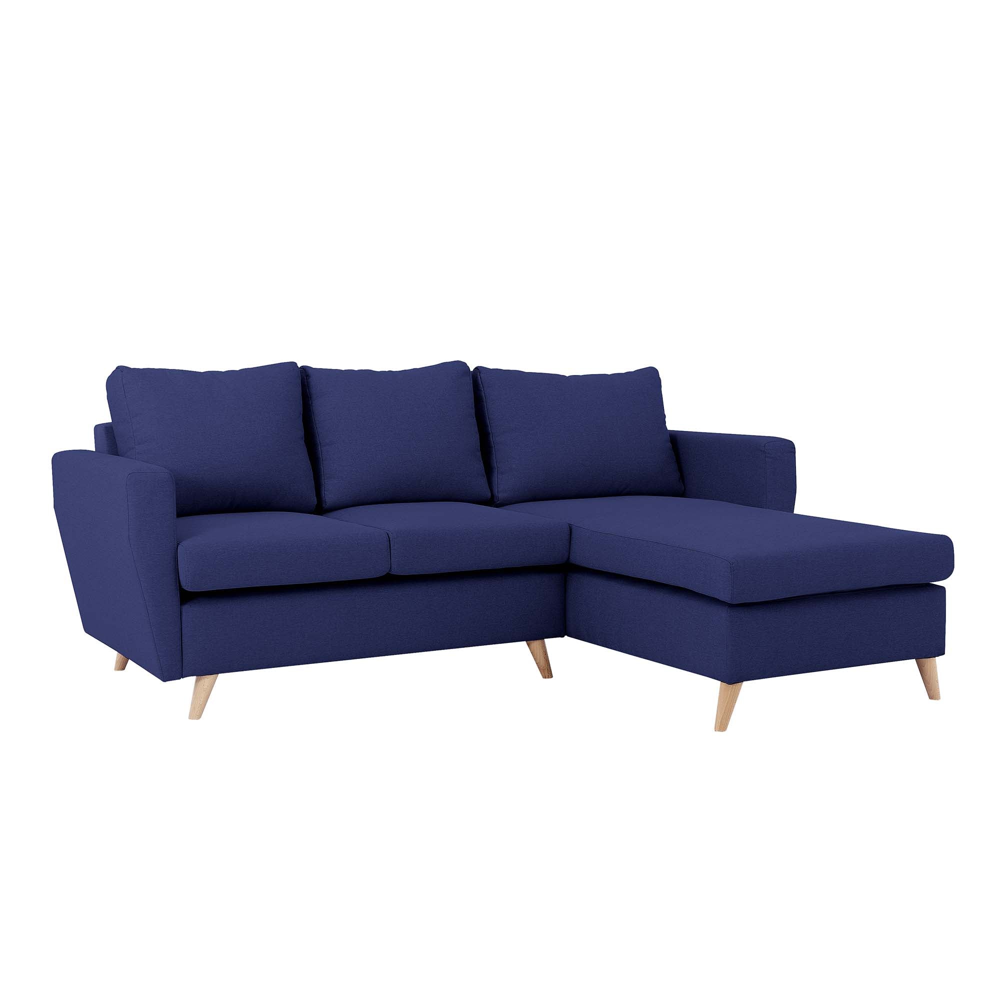 LOVER Corner Sofa Right upholstery colour blue