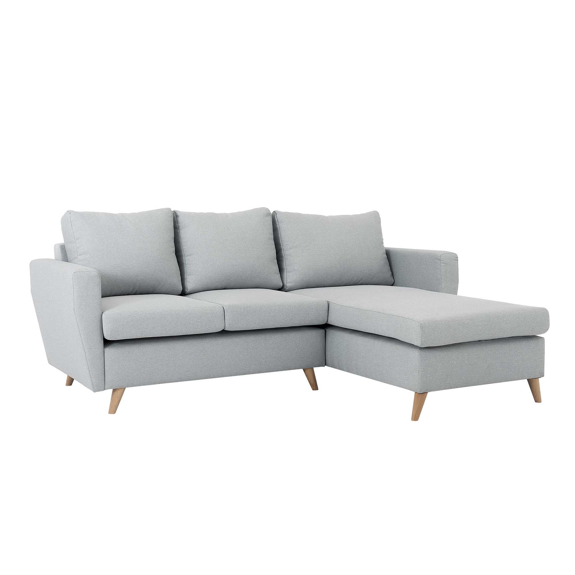 LOVER Corner Sofa Right upholstery colour-platinum grey