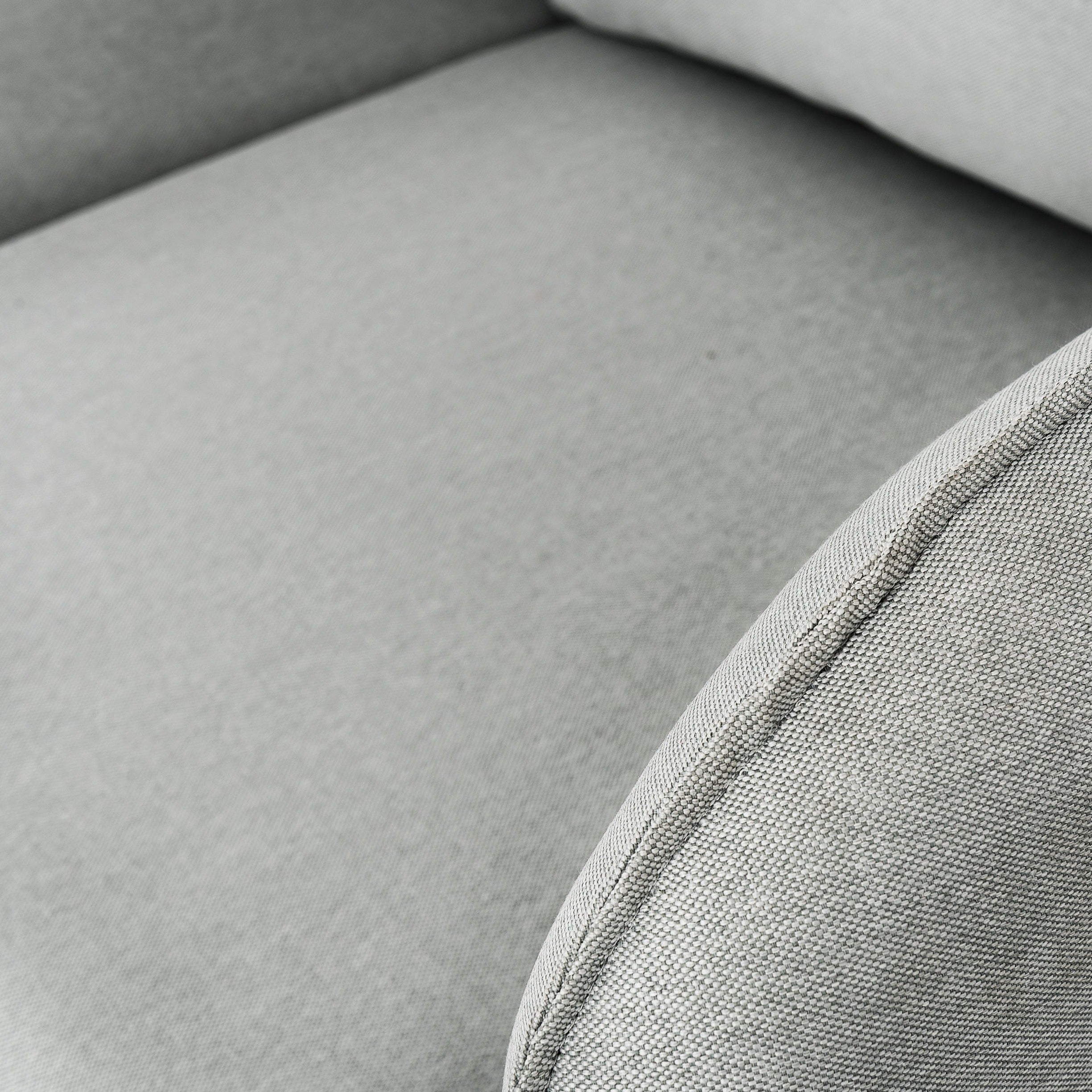 POSH WOOD Corner Sofa Right upholstery colour grey crop