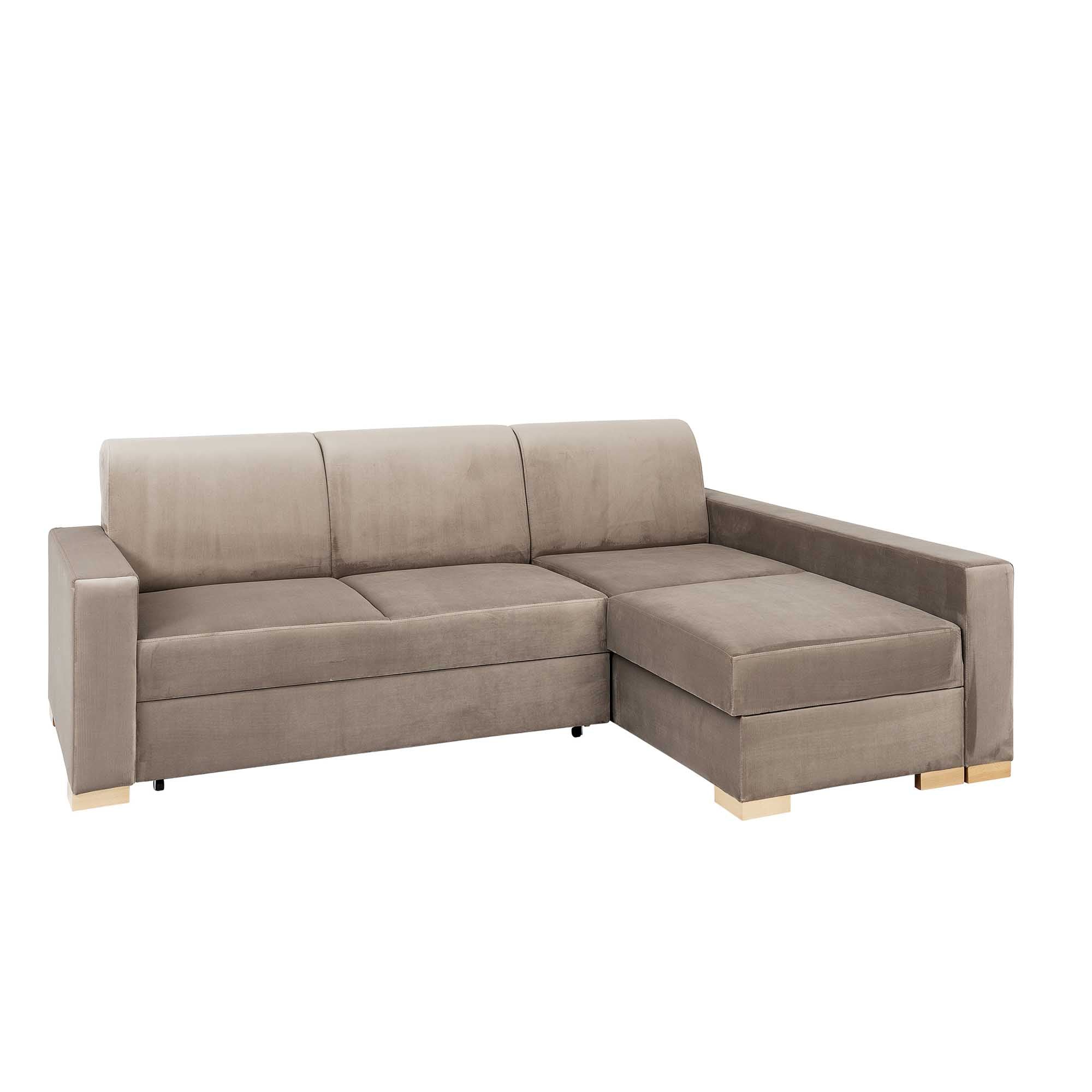 STABLE Corner Sofa Right upholstery colour beige-white background