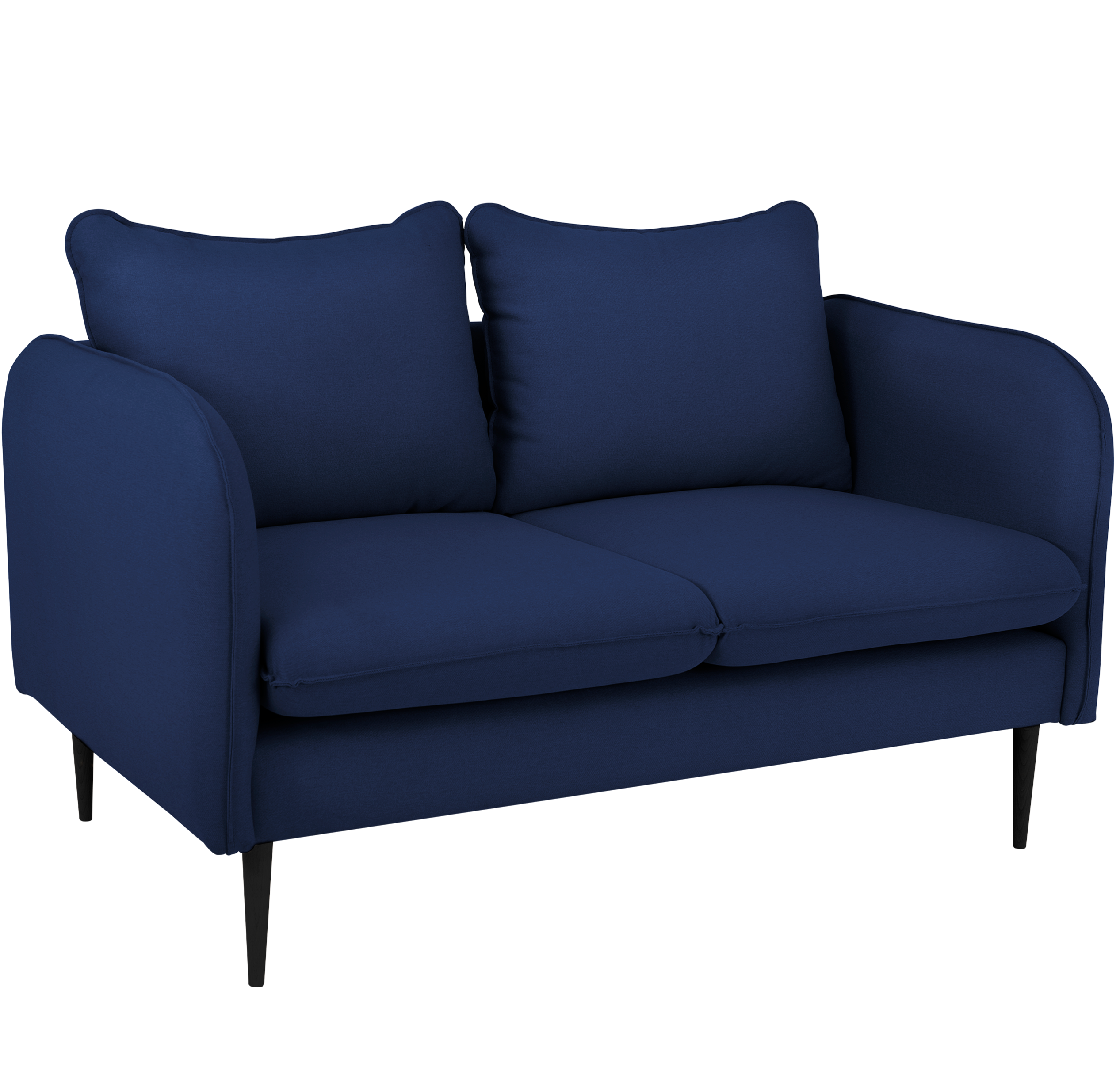 POSH BLACK Sofa 2 Seaters upholstery colour blue