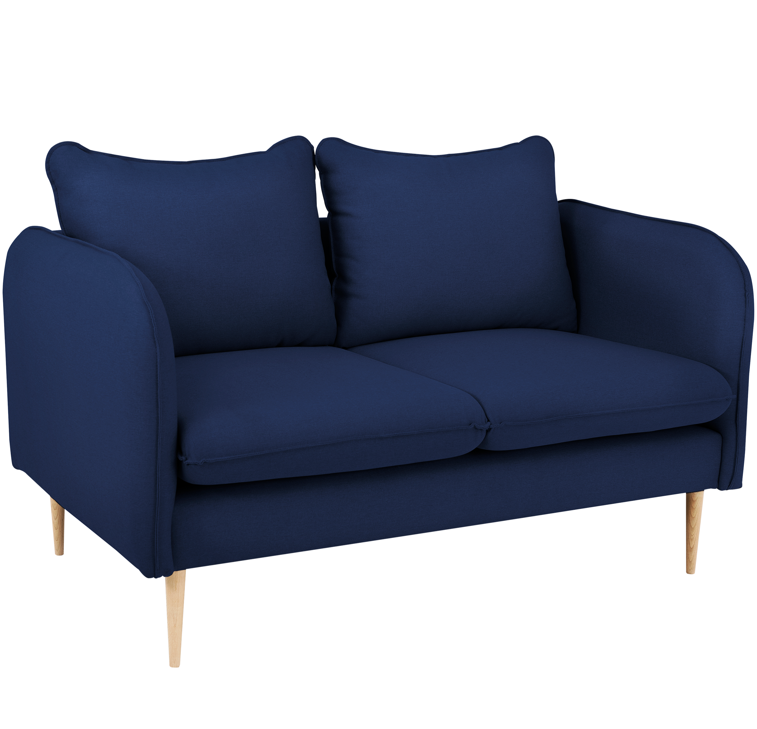 POSH WOOD Sofa 2 Seaters upholstery colour  blue