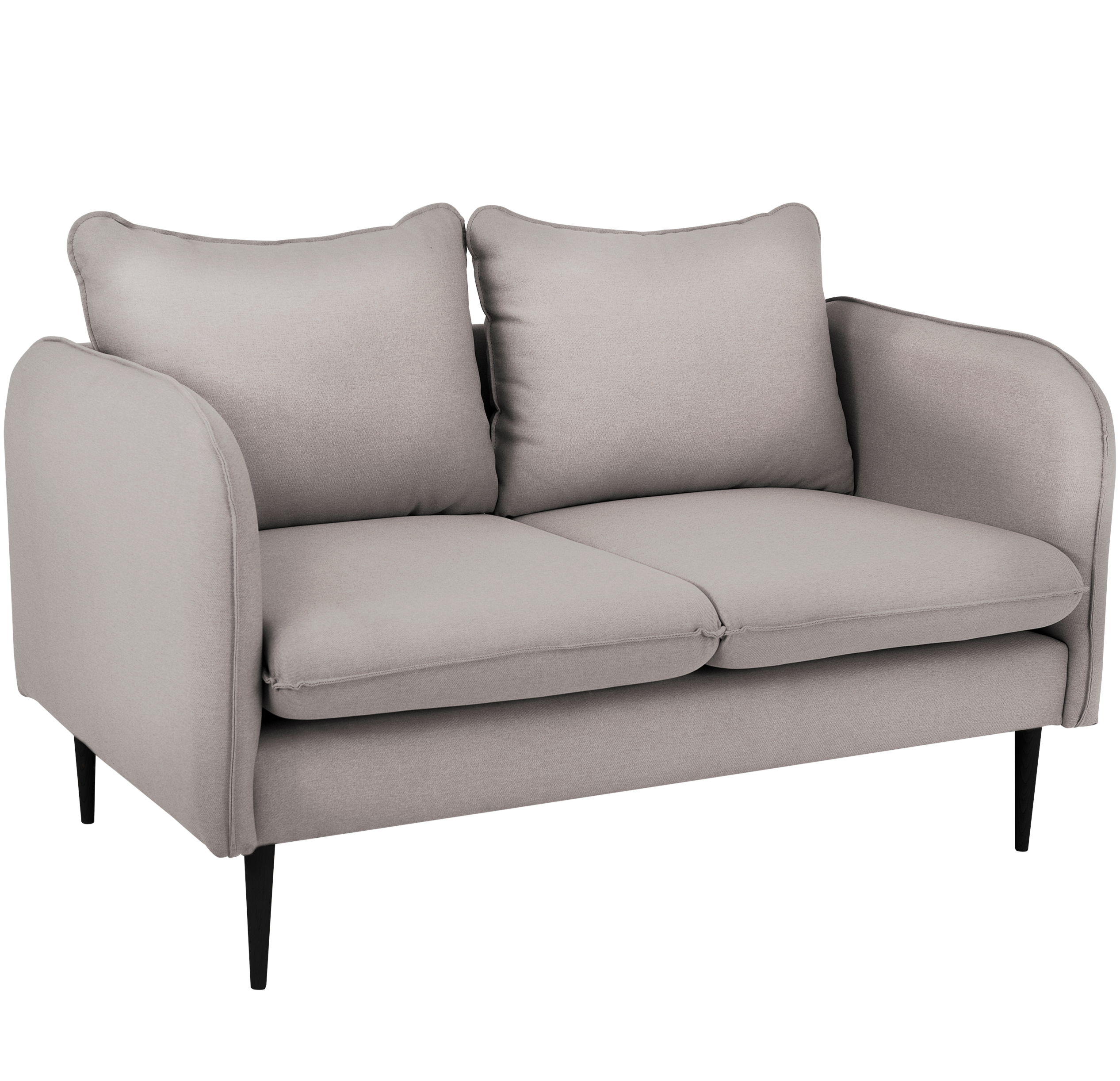POSH BLACK Sofa 2 Seaters upholstery colour steel grey