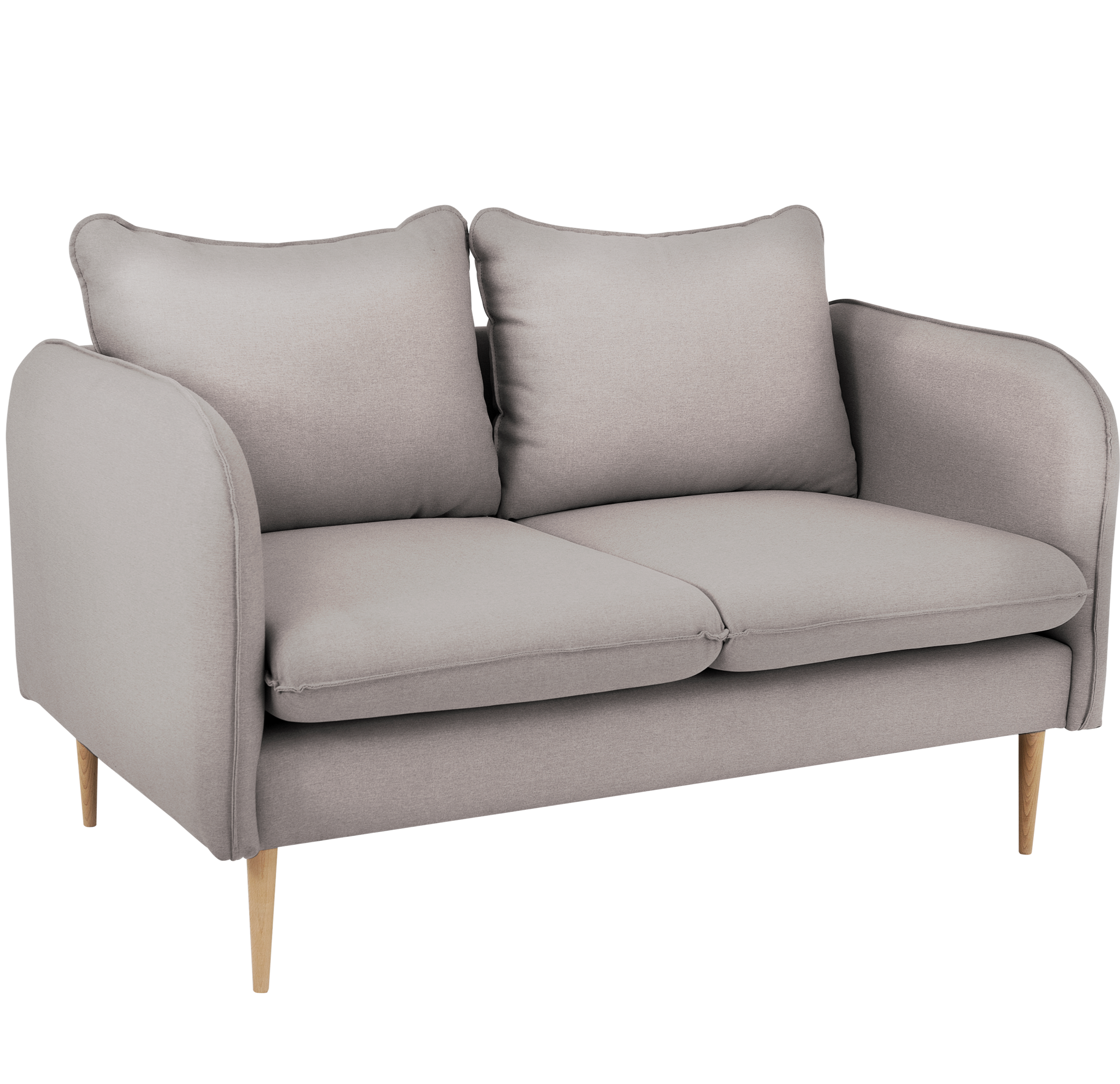 POSH WOOD Sofa 2 Seaters upholstery colour  steel grey