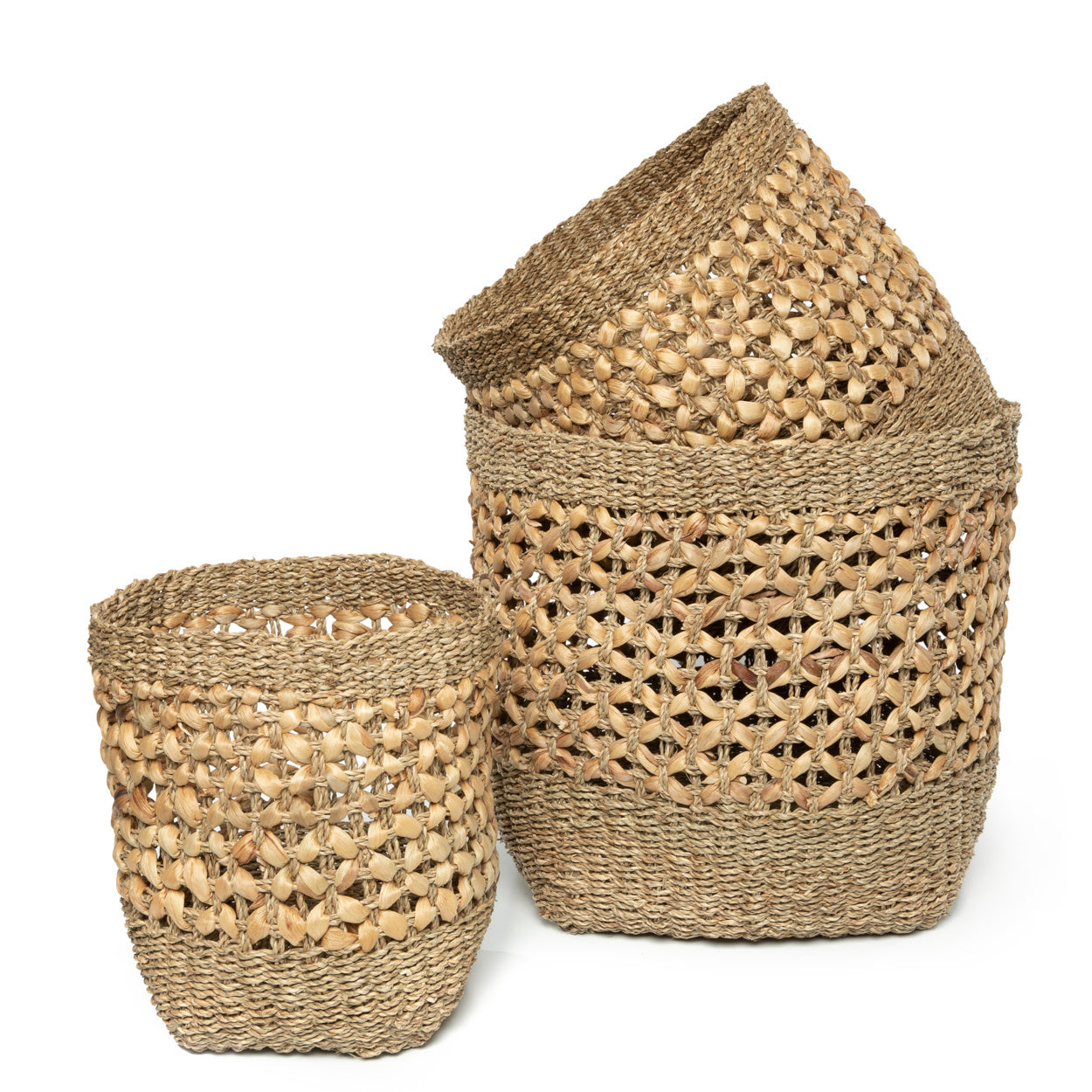 THE HALONG BAY Baskets Set of 3 folded half