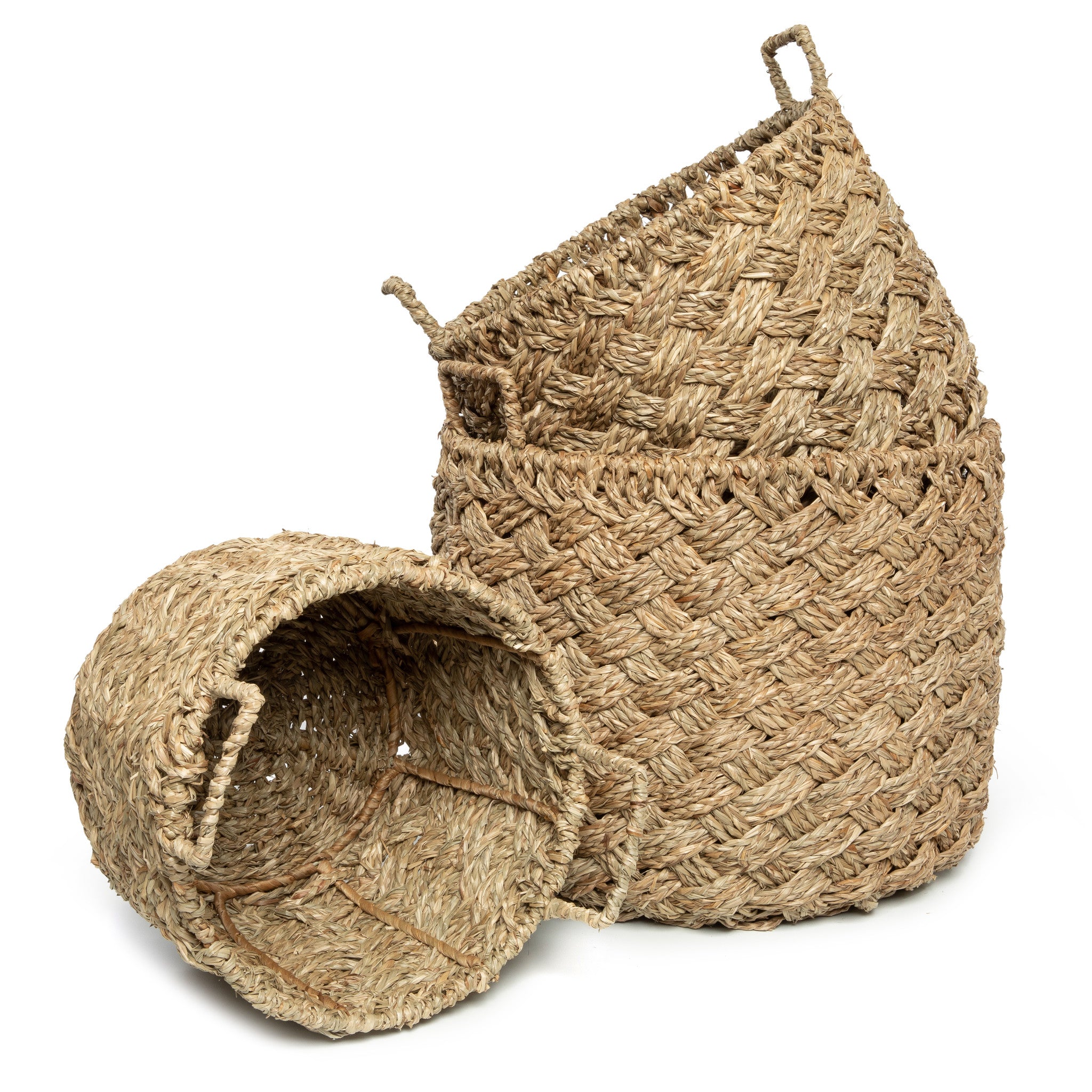 THE HOI AN Baskets Set of 3 half-folded