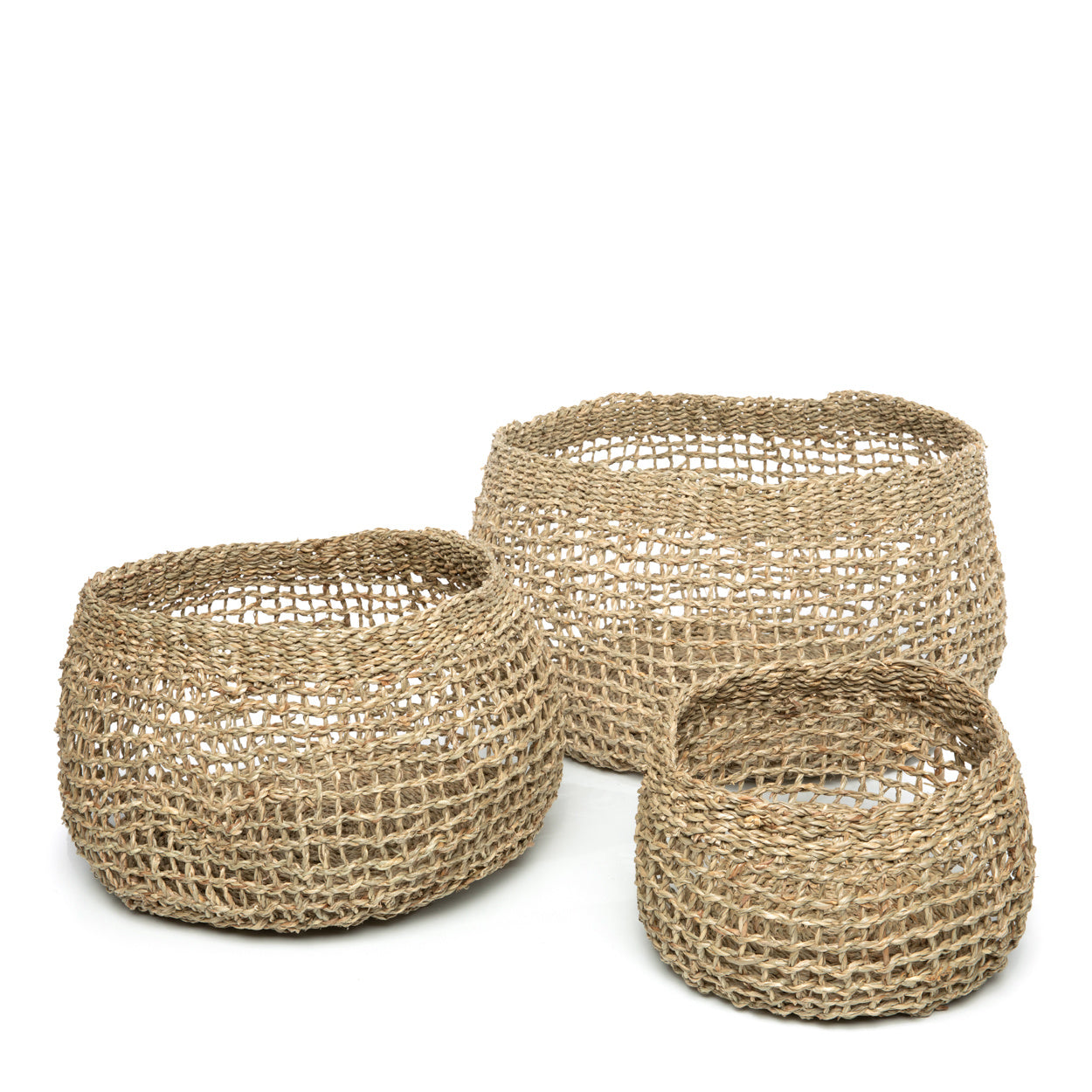 THE BAI NHAT Baskets Set of 3 front view