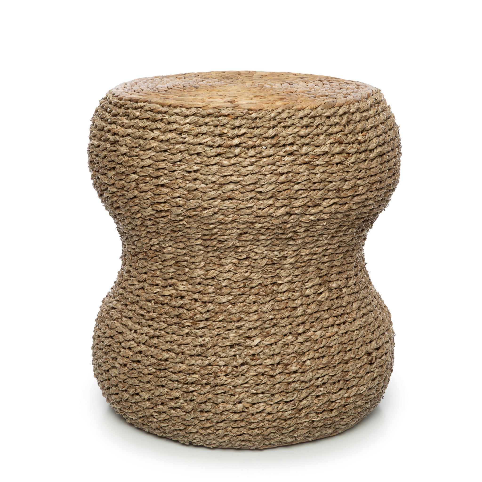 THE SEAGRASS Stool Natural front view