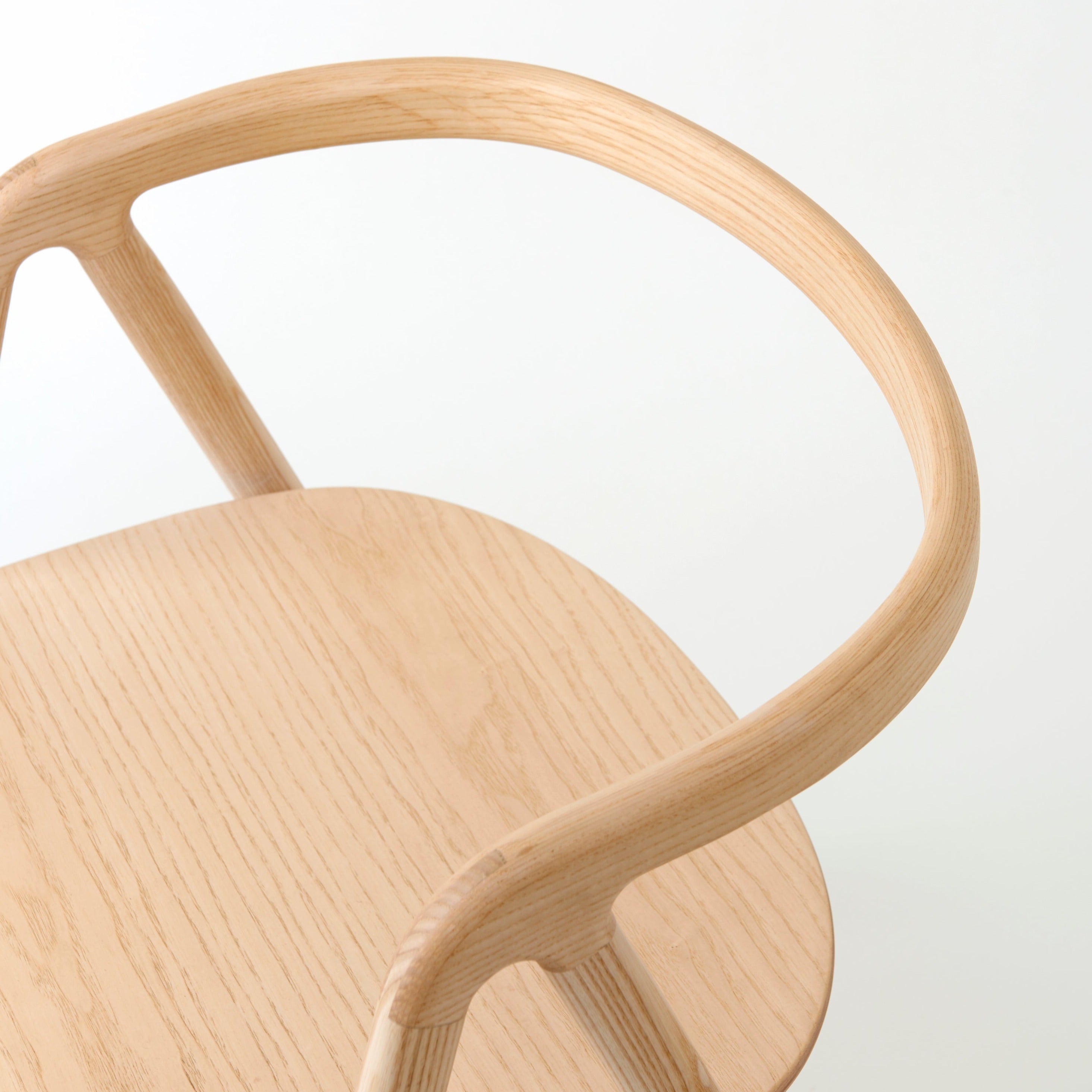 LAAKSO Chair Natural Ash Top View