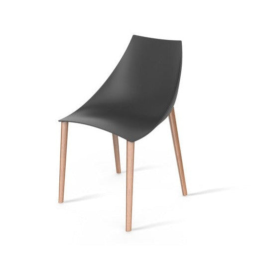 HOOP Wood Chair beech base, black