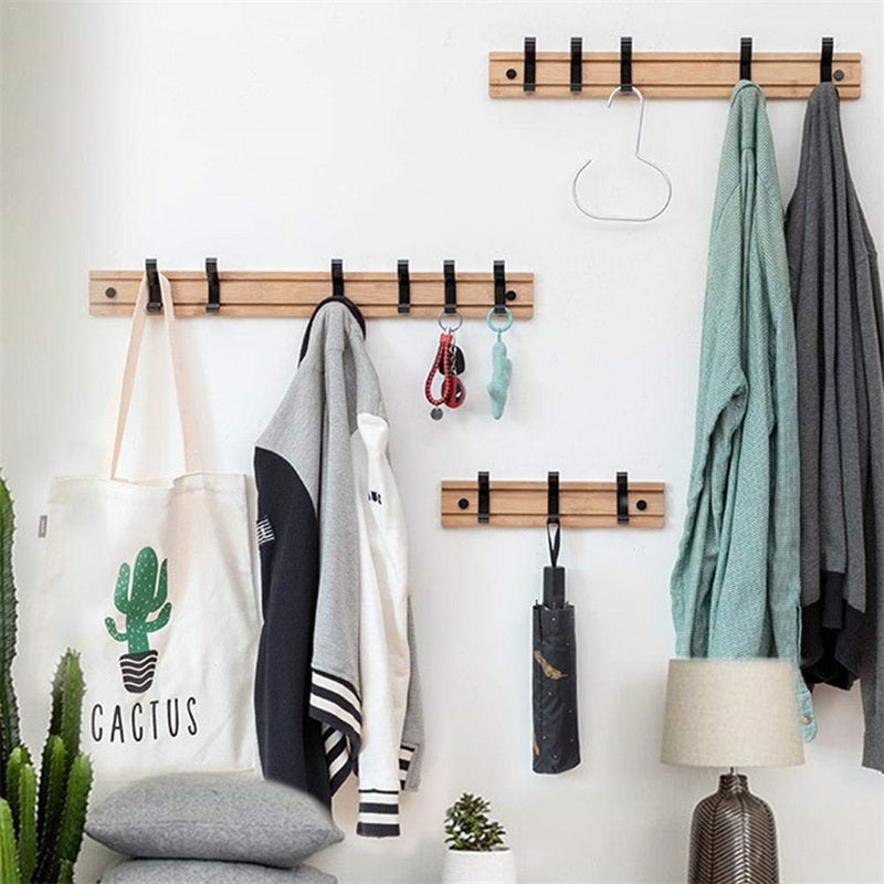Nordic Fashion Style Bamboo Hanger Hooks