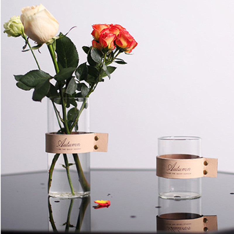Nordic Transparent Flower Glass Vase